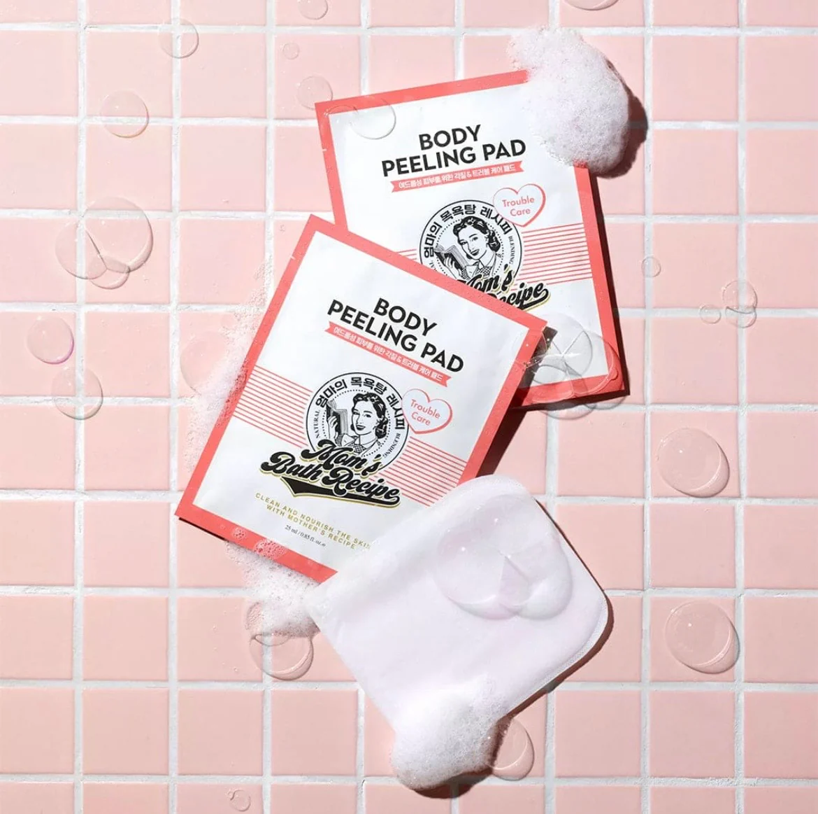Mom's Bath Recipe Body Peeling Pad Trouble Care - Image 2