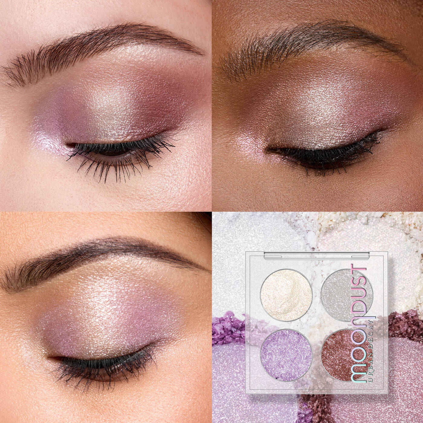 URBAN DECAY MOONDUST QUAD GLITTER EYESHADOW PALETTE GIFT - Image 2