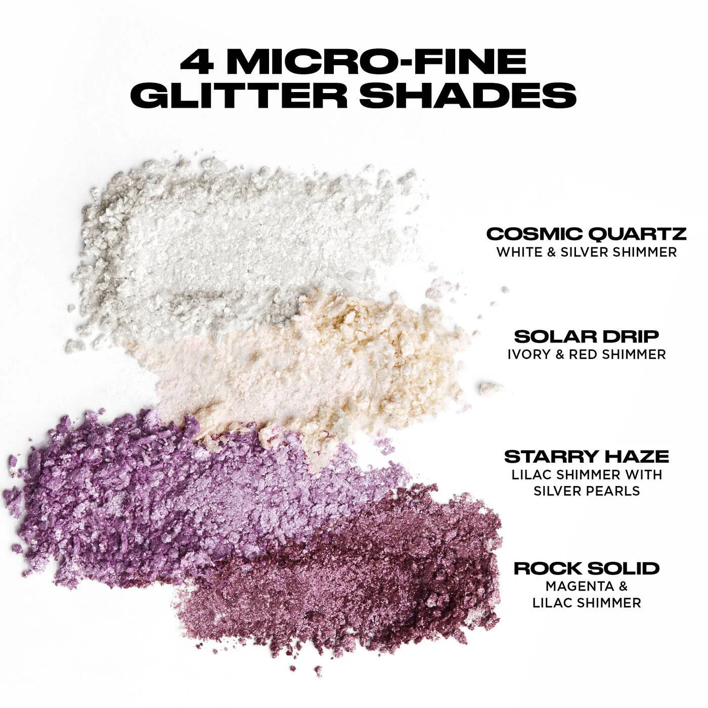 URBAN DECAY MOONDUST QUAD GLITTER EYESHADOW PALETTE GIFT - Image 5