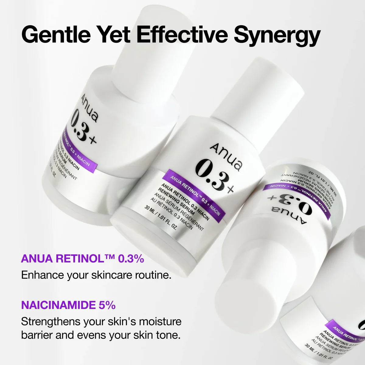 Anua Nano Retinol™ 0.3% + Niacin Renewing Serum - Image 3