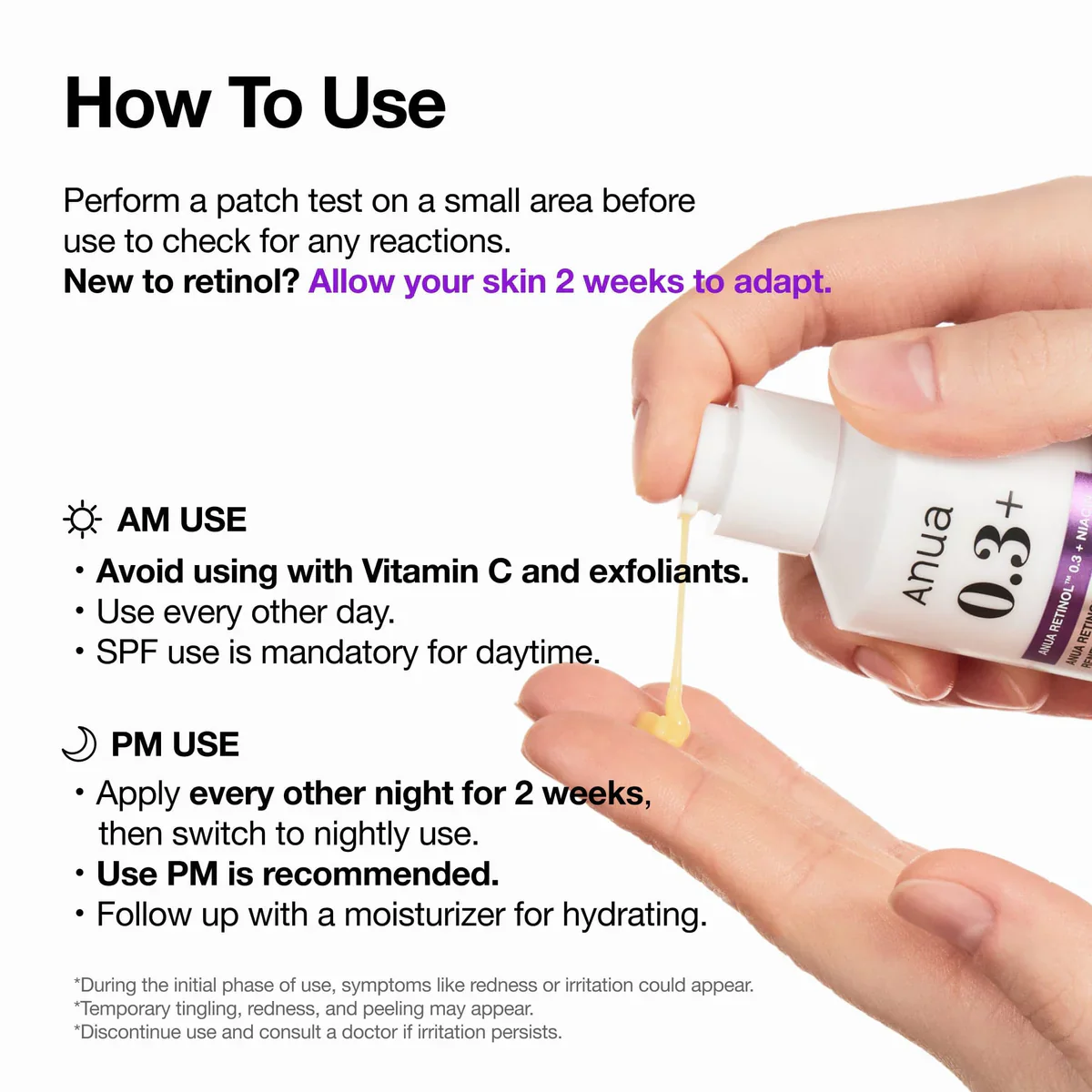 Anua Nano Retinol™ 0.3% + Niacin Renewing Serum - Image 6
