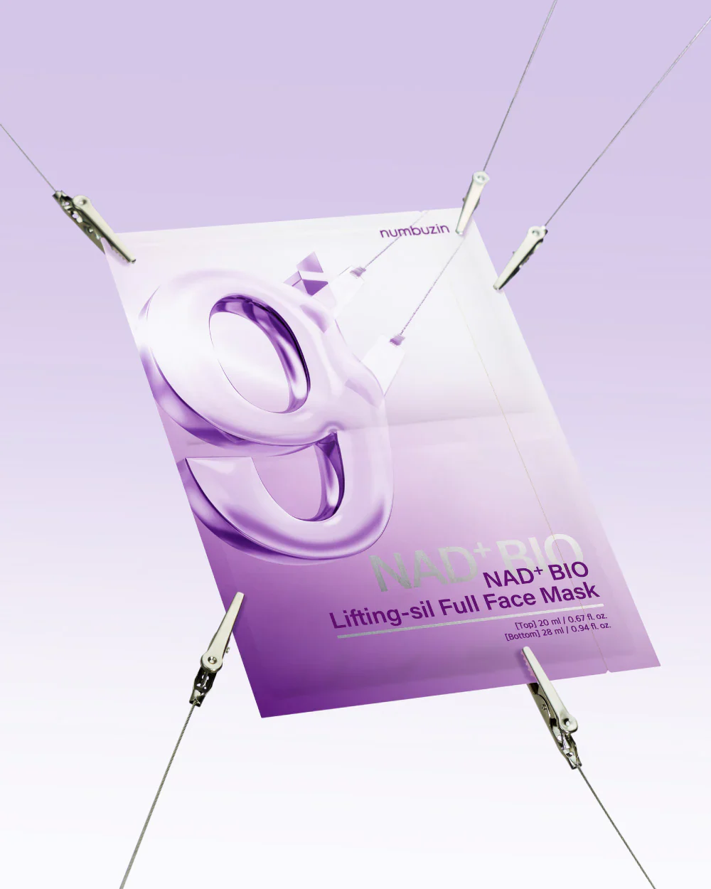 Numbuzin No.9 NAD+ BIO Lifting-sil Full Face Mask - Image 2
