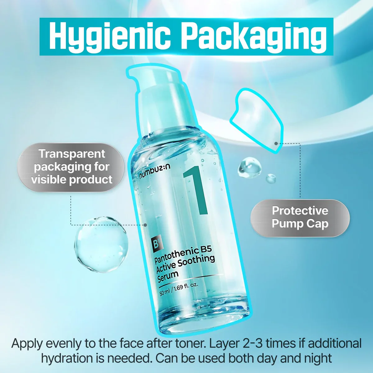 Numbuzin No.1 Pantothenic B5 Active Soothing Serum - Image 5