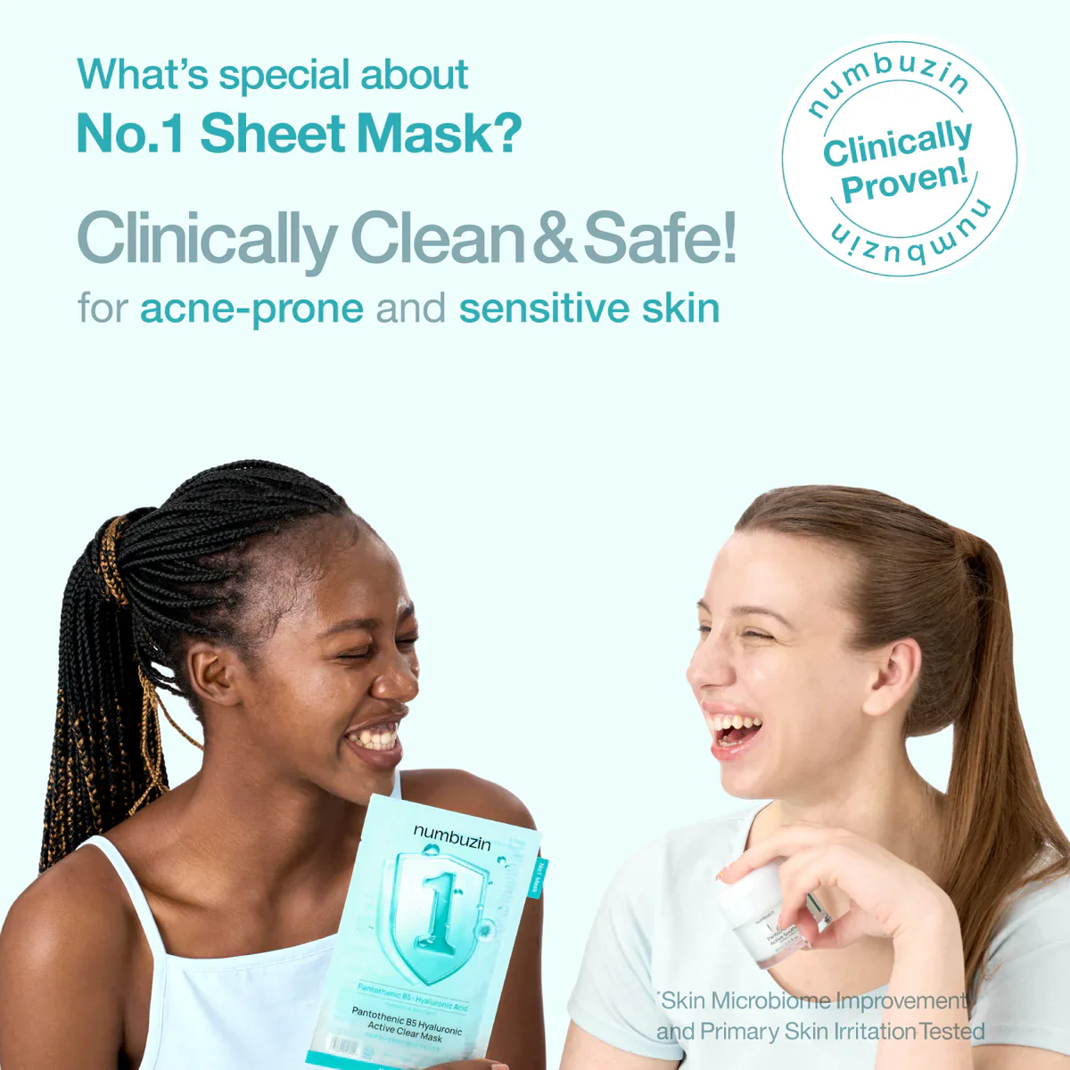 Numbuzin No.1 Pantothenic B5 Hyaluronic Active Clear Mask - Image 5