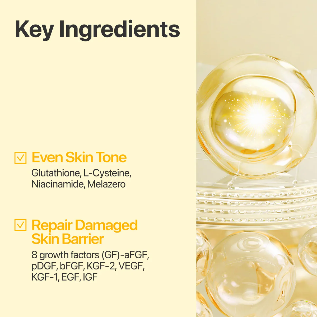 Numbuzin No.5+ Glutathione Vitamin Dark Spot Cream - Image 4