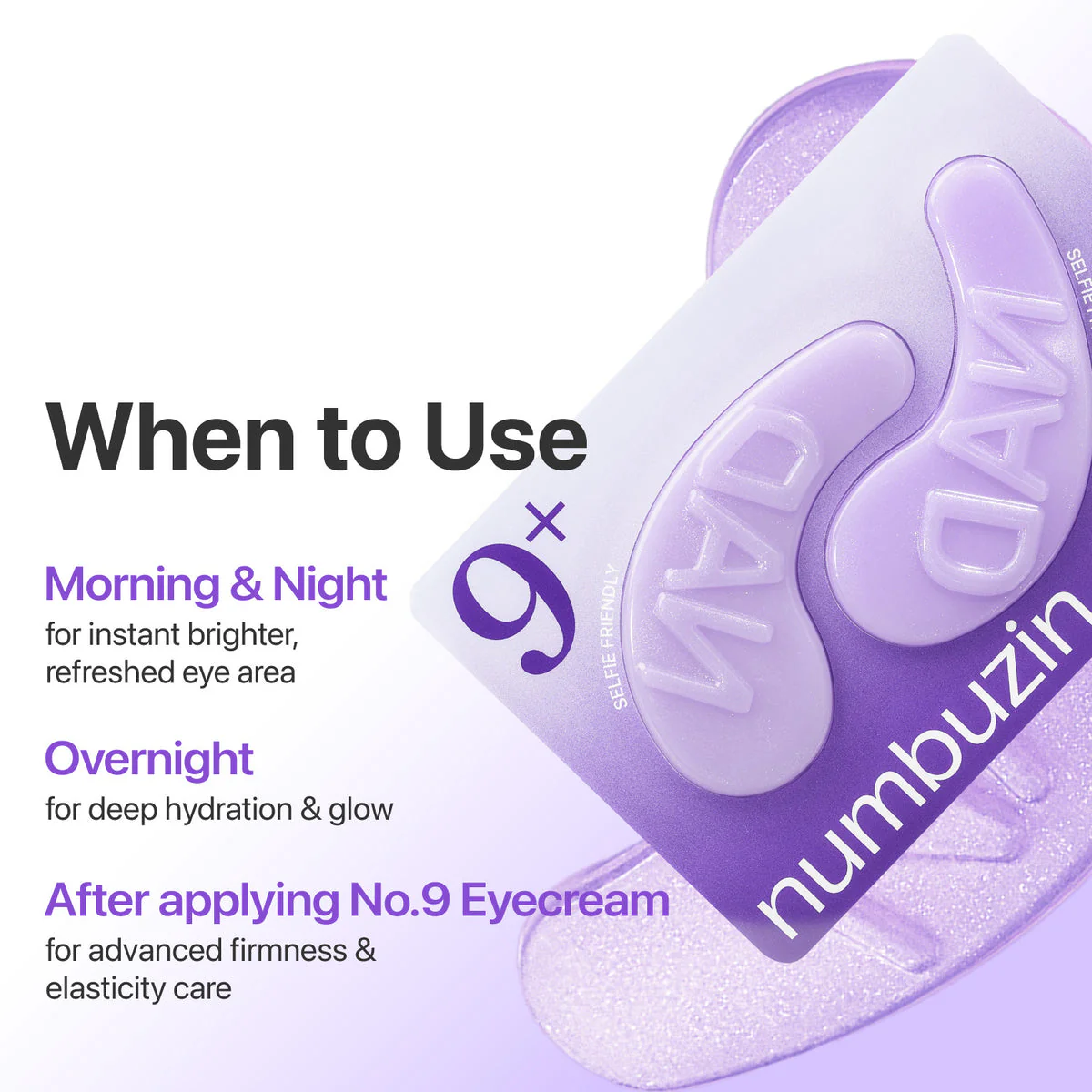 Numbuzin NAD+ collagen under eye patches - Image 7
