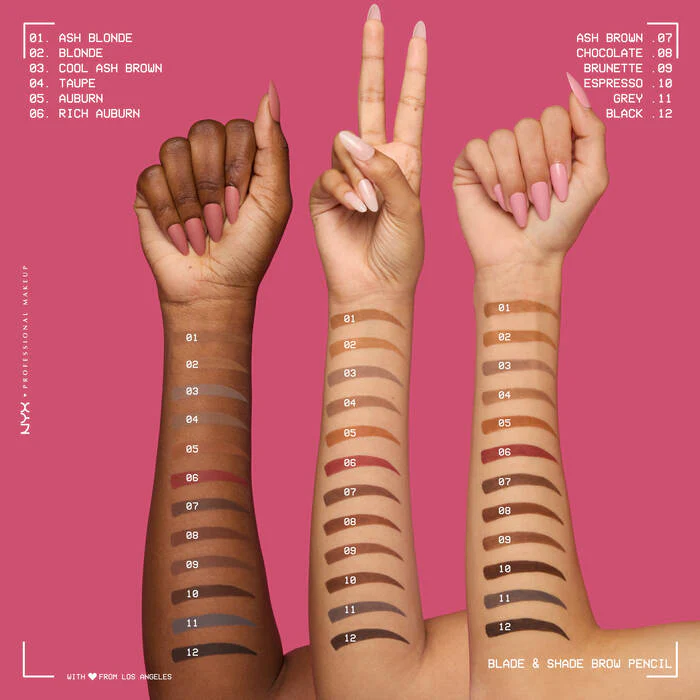 NYX Blade & Shade Nano Brow Pencil - Image 9