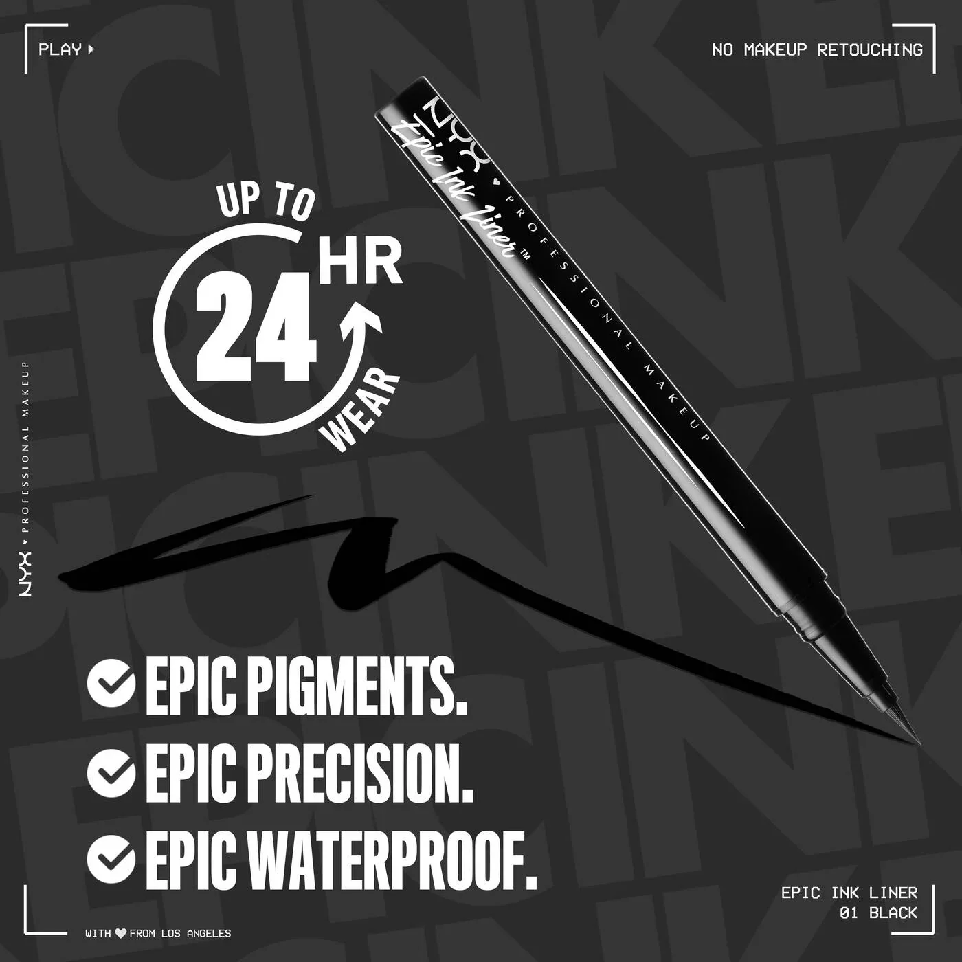 NYX EPIC INK WATERPROOF LIQUID EYELINER - Image 2