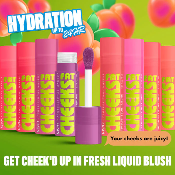 NYX Fat Cheeks Juicy Liquid Blush - Image 9
