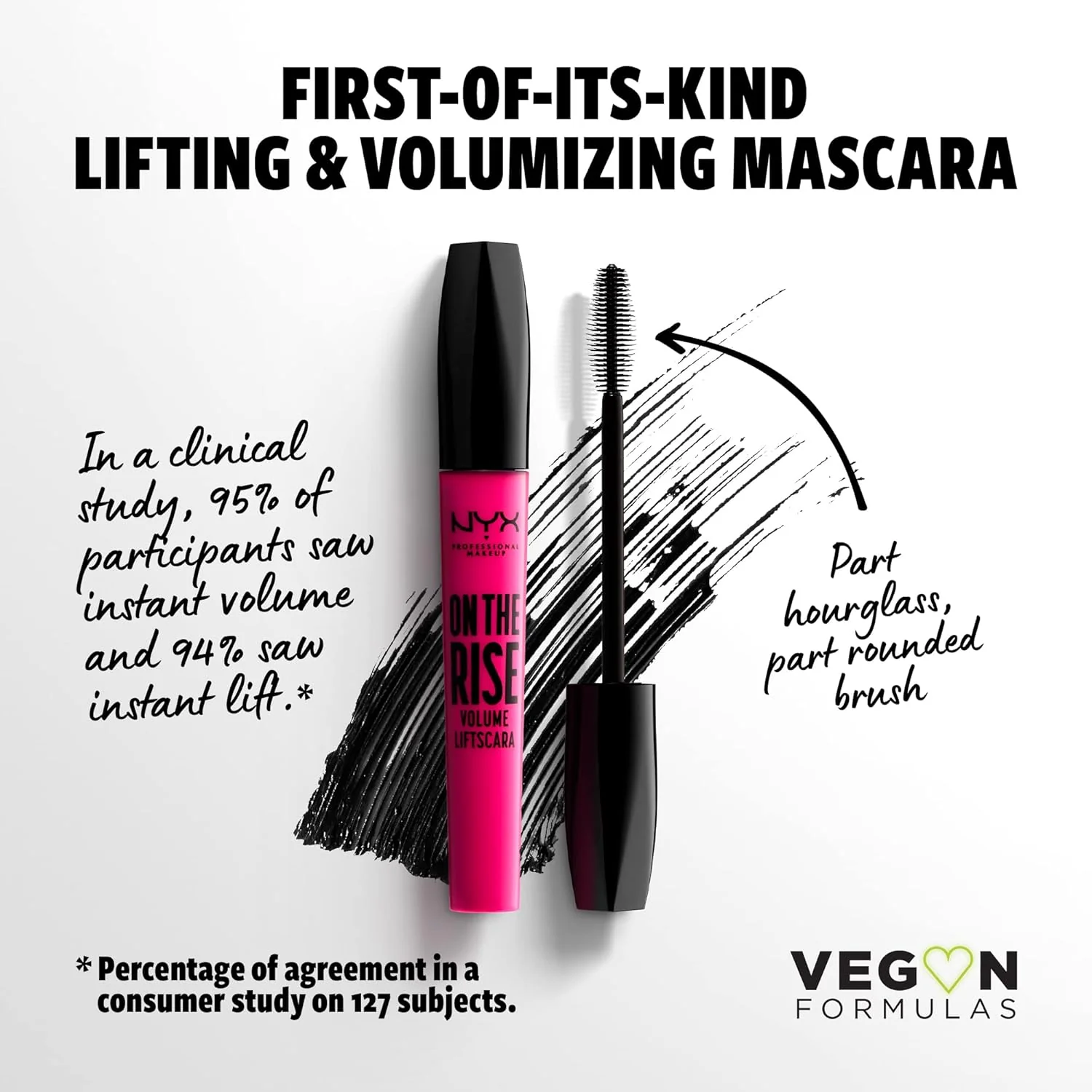 NYX PROFESSIONAL MAKEUP On The Rise Volume Liftscara Mascara - Image 2