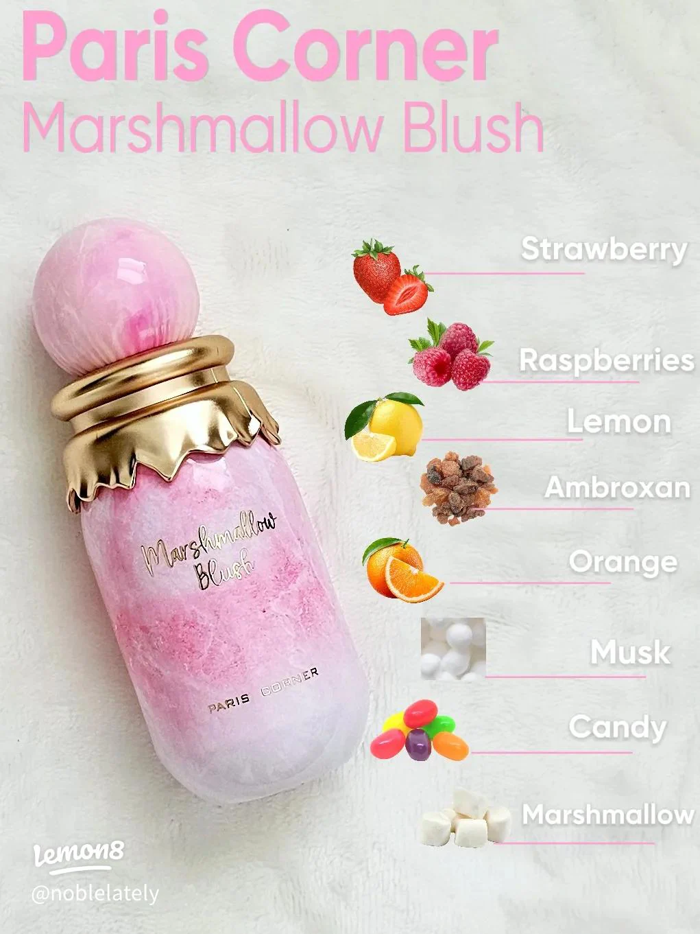 Paris Corner Marshmallow Blush Eau de Parfum 100 ml - Image 5