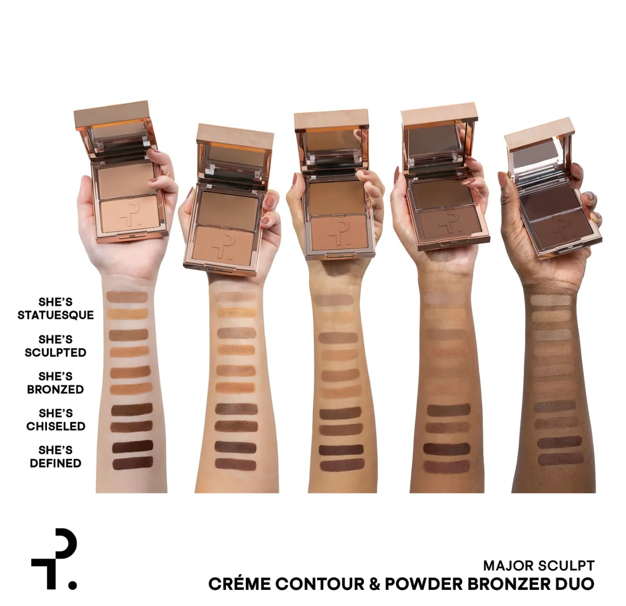 Patrick Ta Major Sculpt Crème Contour & Powder Bronzer Duo - Image 8