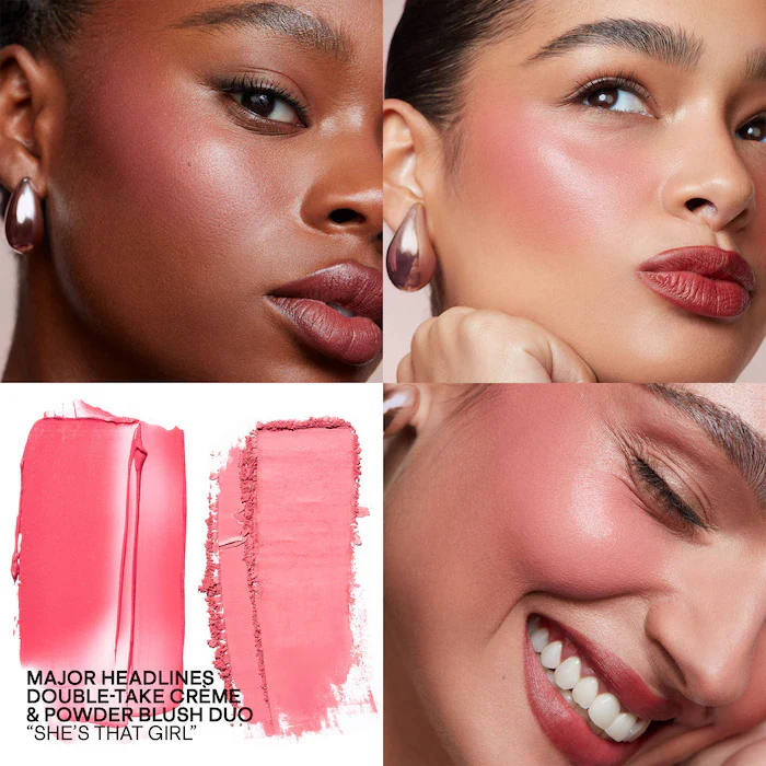 PATRICK TA Mini Major Headlines Double-Take Crème & Powder Blush Duo - Image 2