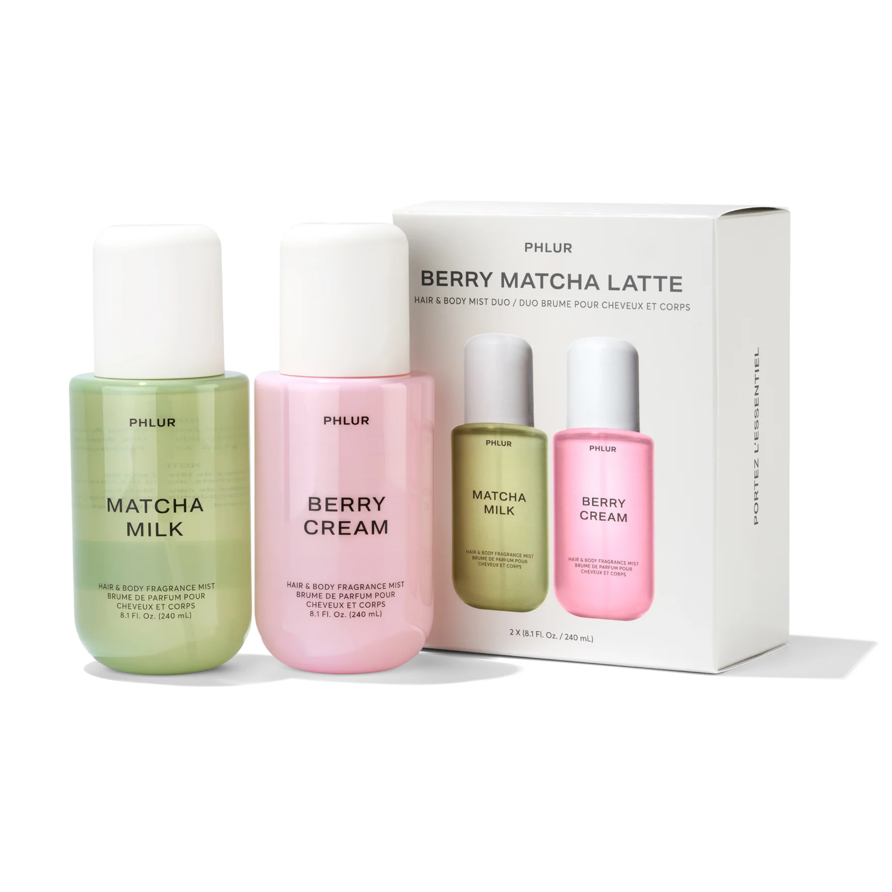 Phlur Berry Matcha Latte Duo Hair & Body Mists - Image 9
