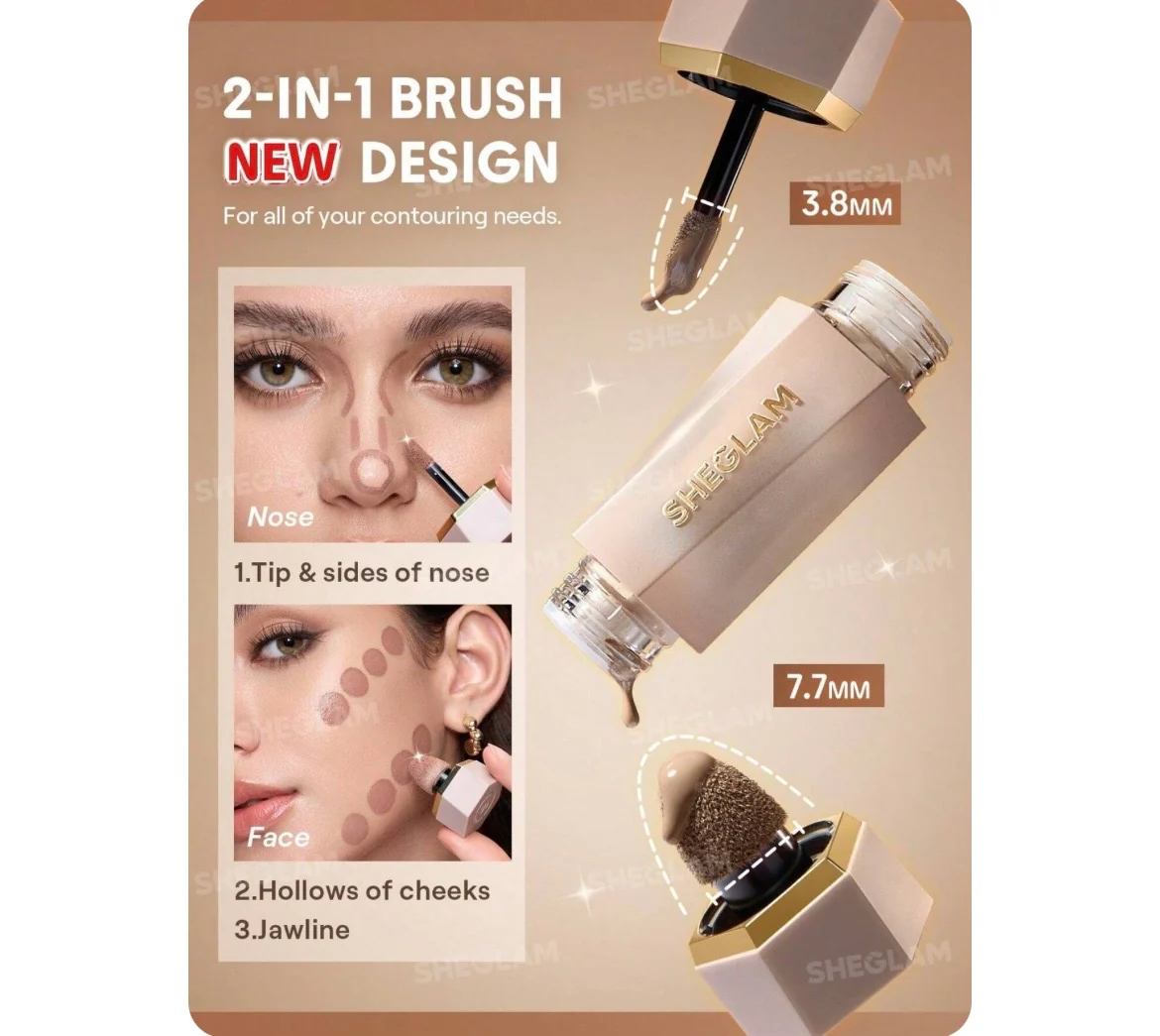 Sheglam Precision Sculpt Liquid Contour Duo - Image 4
