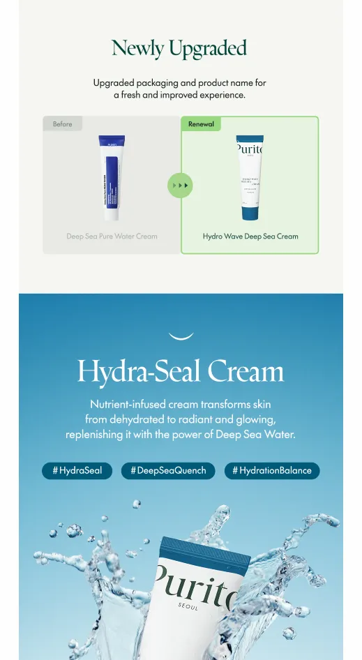 Purito SEOUL Hydro Wave Deep Sea Cream (15ml mini size) - Image 3