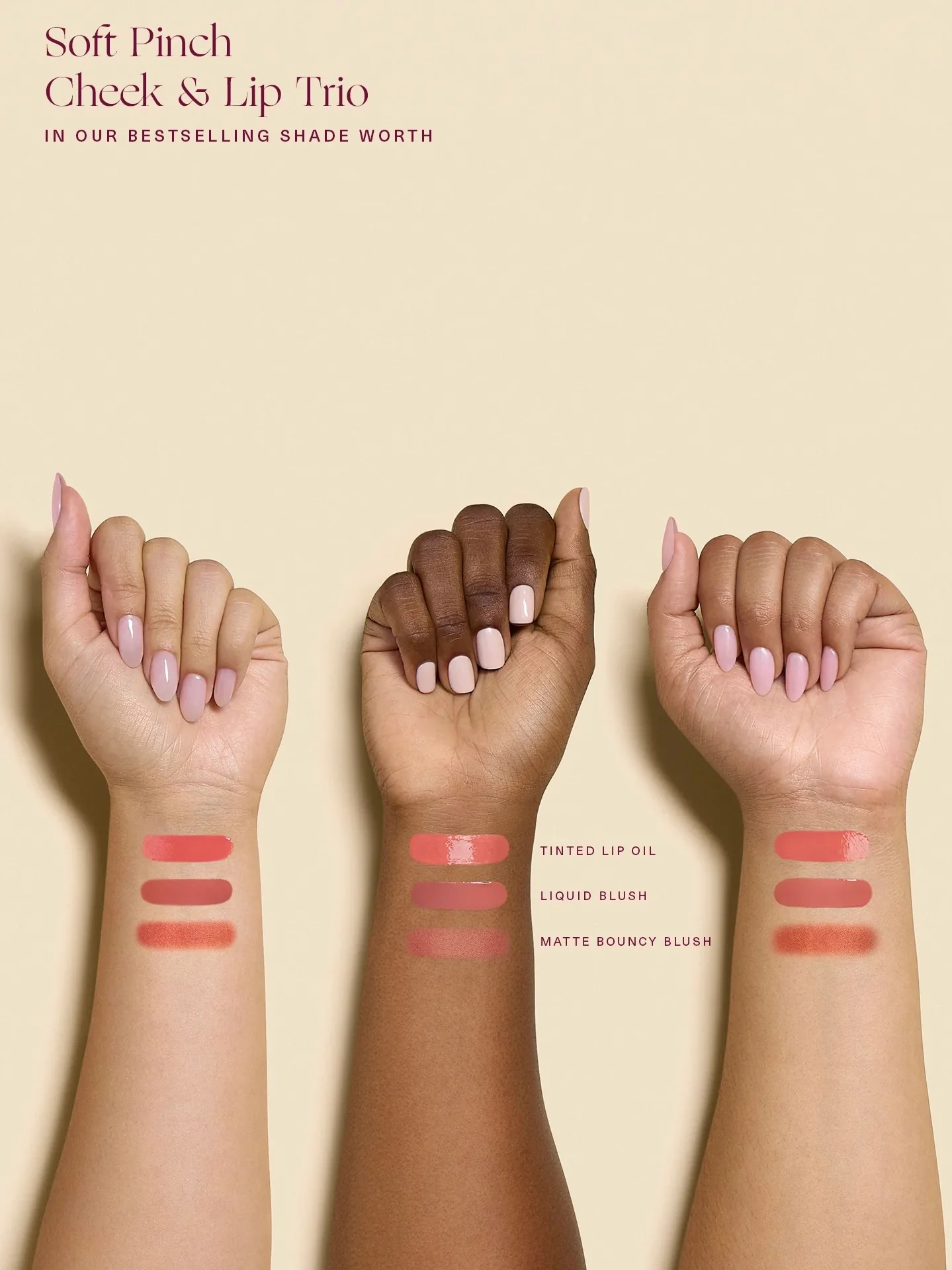 Rare Beauty Soft Pinch Cheek & Lip Trio - Image 3