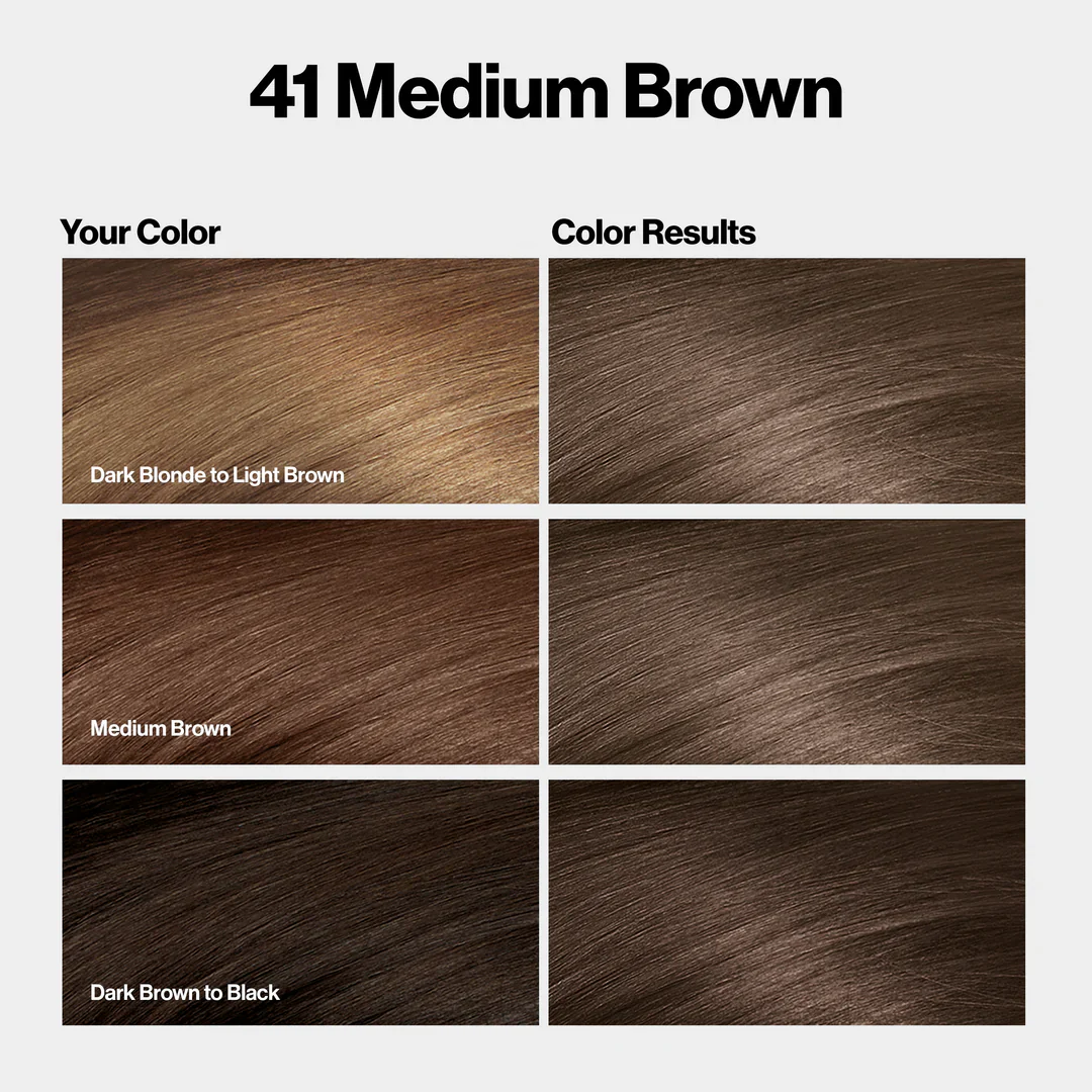 Revlon Color Silk Beautiful Hair Color 41 Medium Brown - Image 3