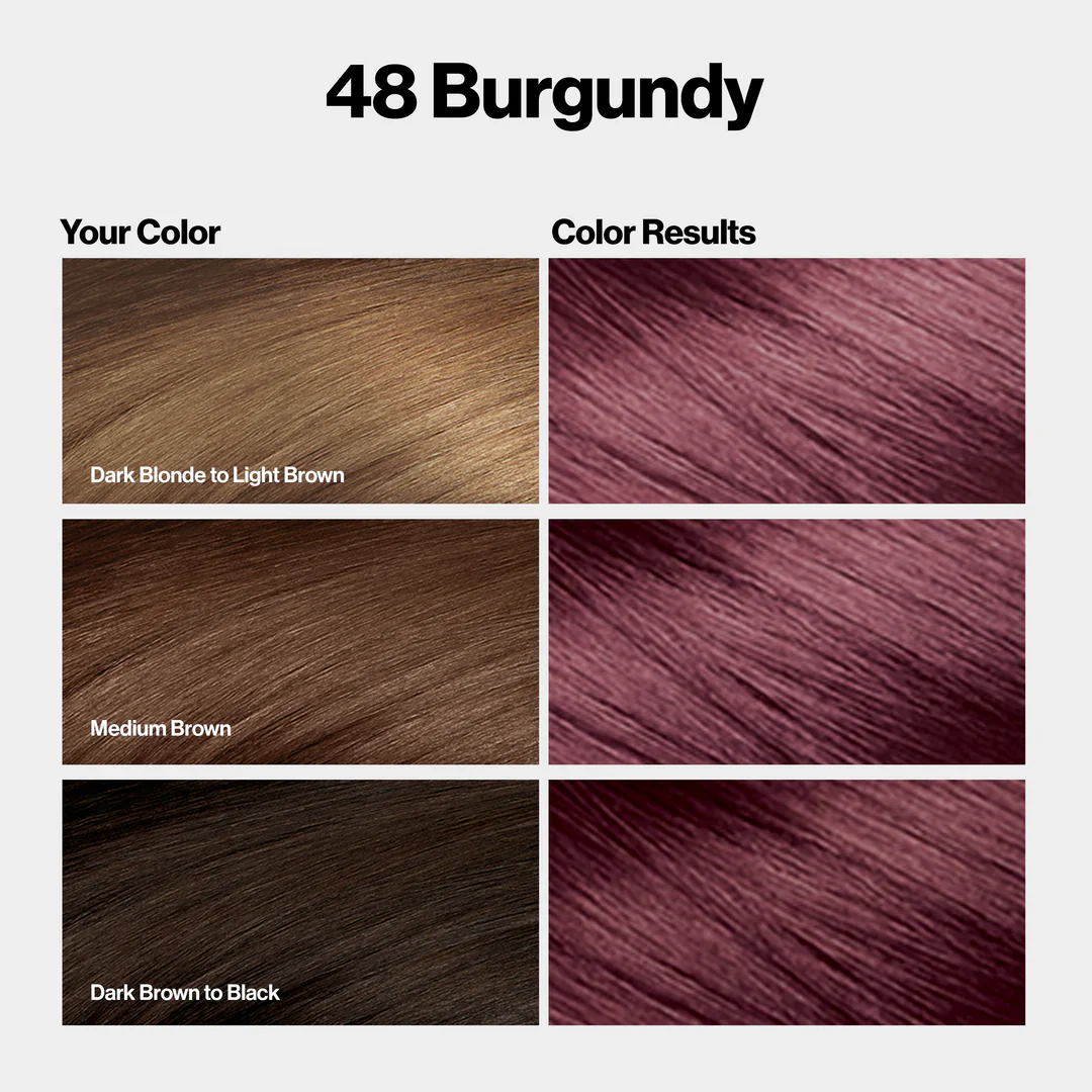 Revlon Color Silk Beautiful Hair Color 48 Burgundy - Image 3