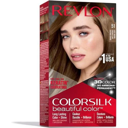 Revlon Color Silk Beautiful Hair Color 51 Light Brown