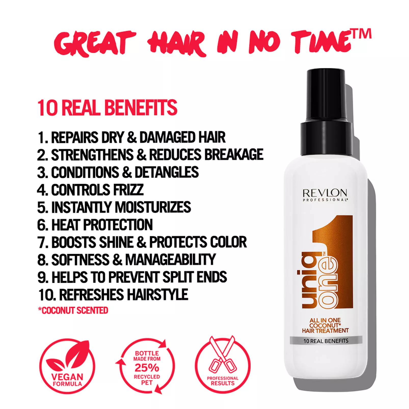 Revlon UNIQONE™ HAIR TREATMENT COCONUT FRAGRANCE - Image 2