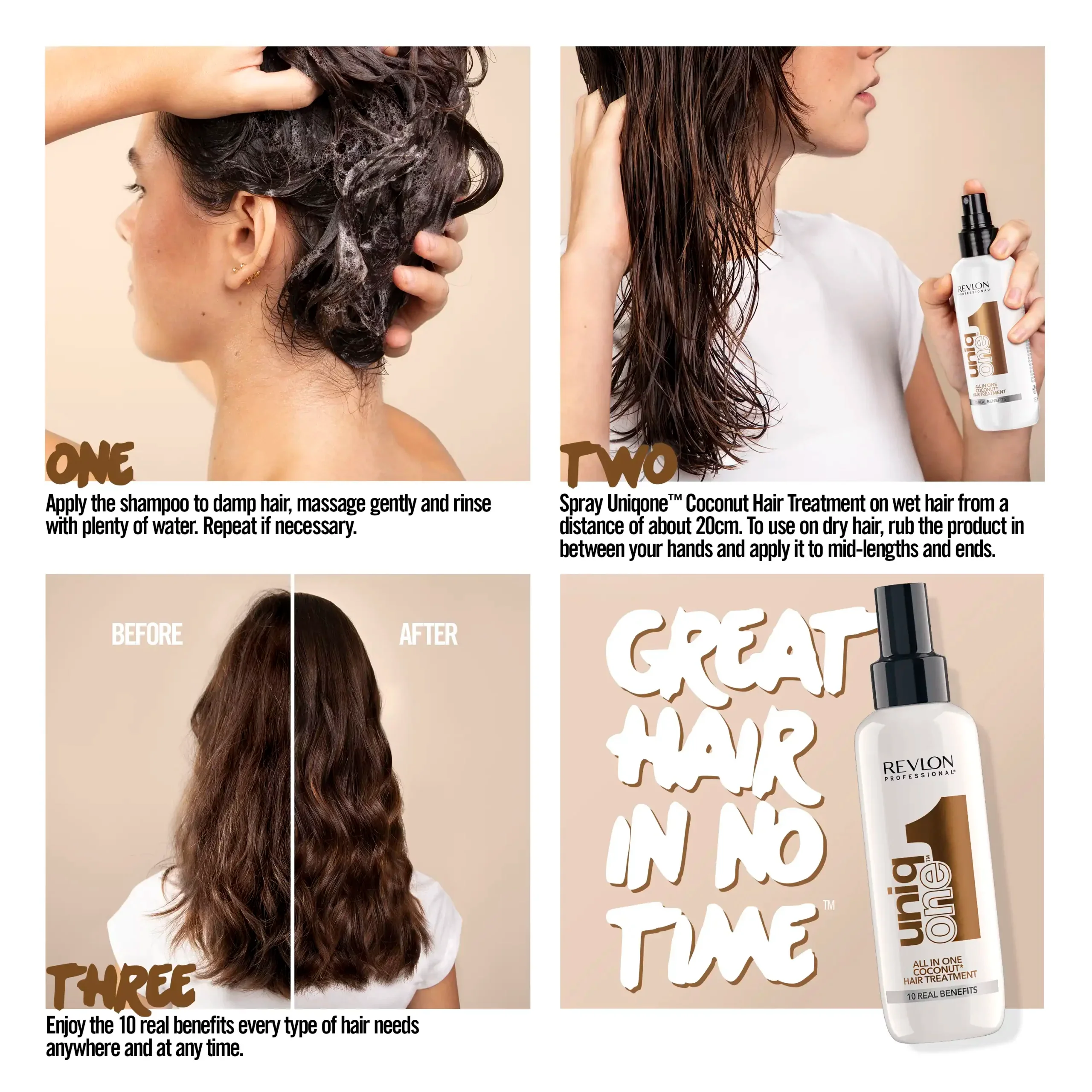 Revlon UNIQONE™ HAIR TREATMENT COCONUT FRAGRANCE - Image 6