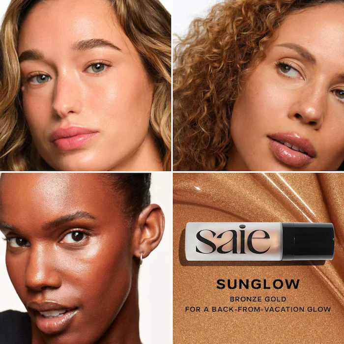 Saie Glowy Super Gel Lightweight Dewy Multipurpose Illuminator - Image 4