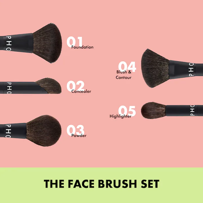SEPHORA COLLECTION The Face Brush Set - Image 4