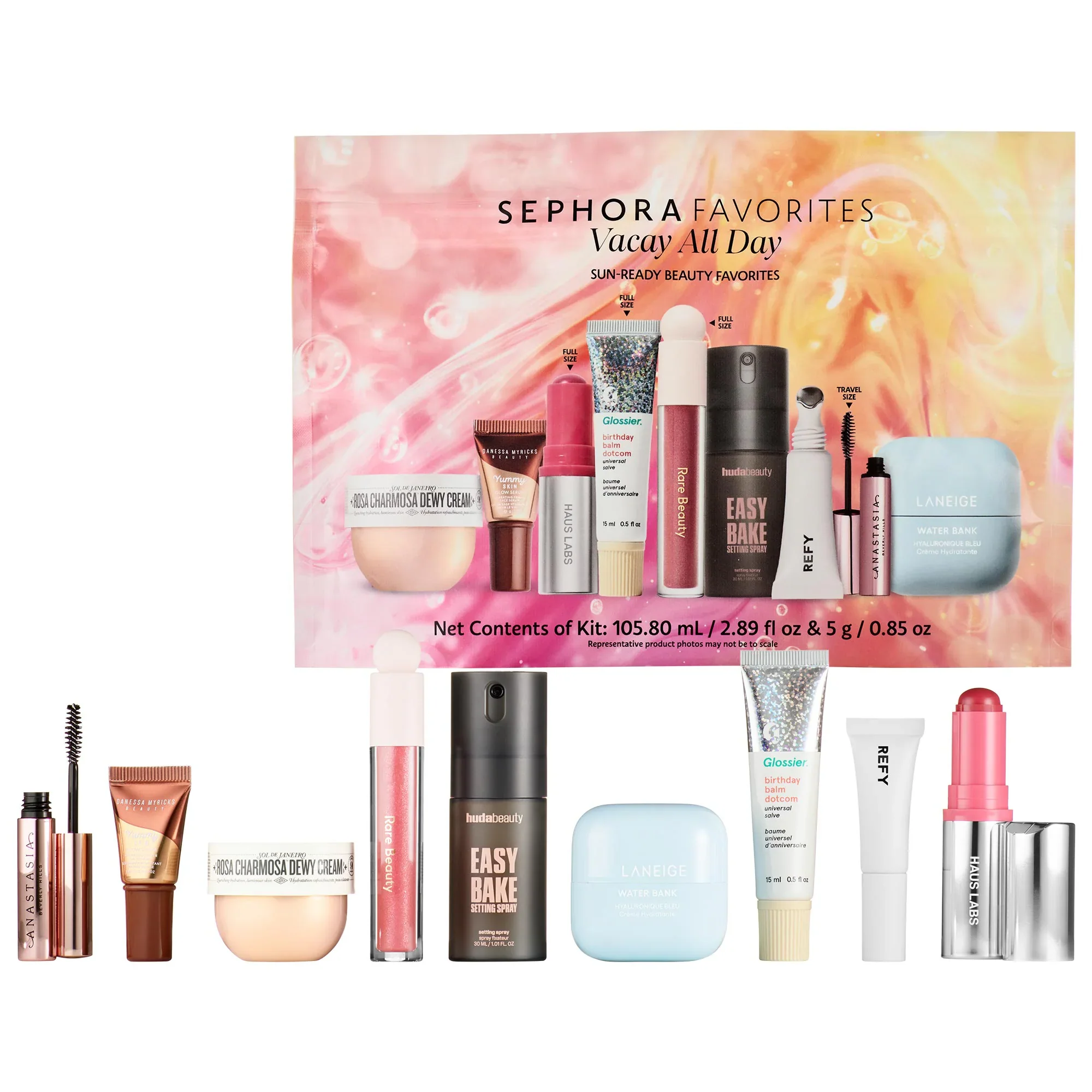 Sephora Favorites Vacay All Day Makeup and Skincare Value Set - Image 3