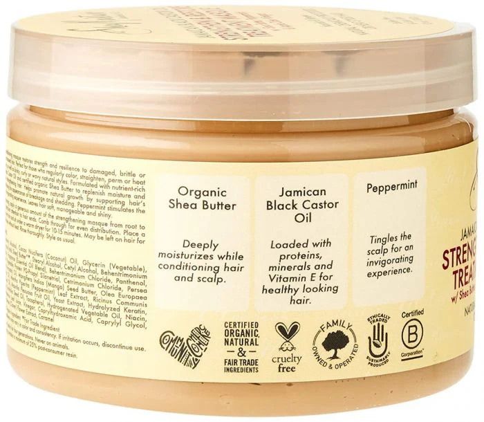 SheaMoistureJamaican Black Castor Oil Strengthen, Restore Treatment Masque - Image 2