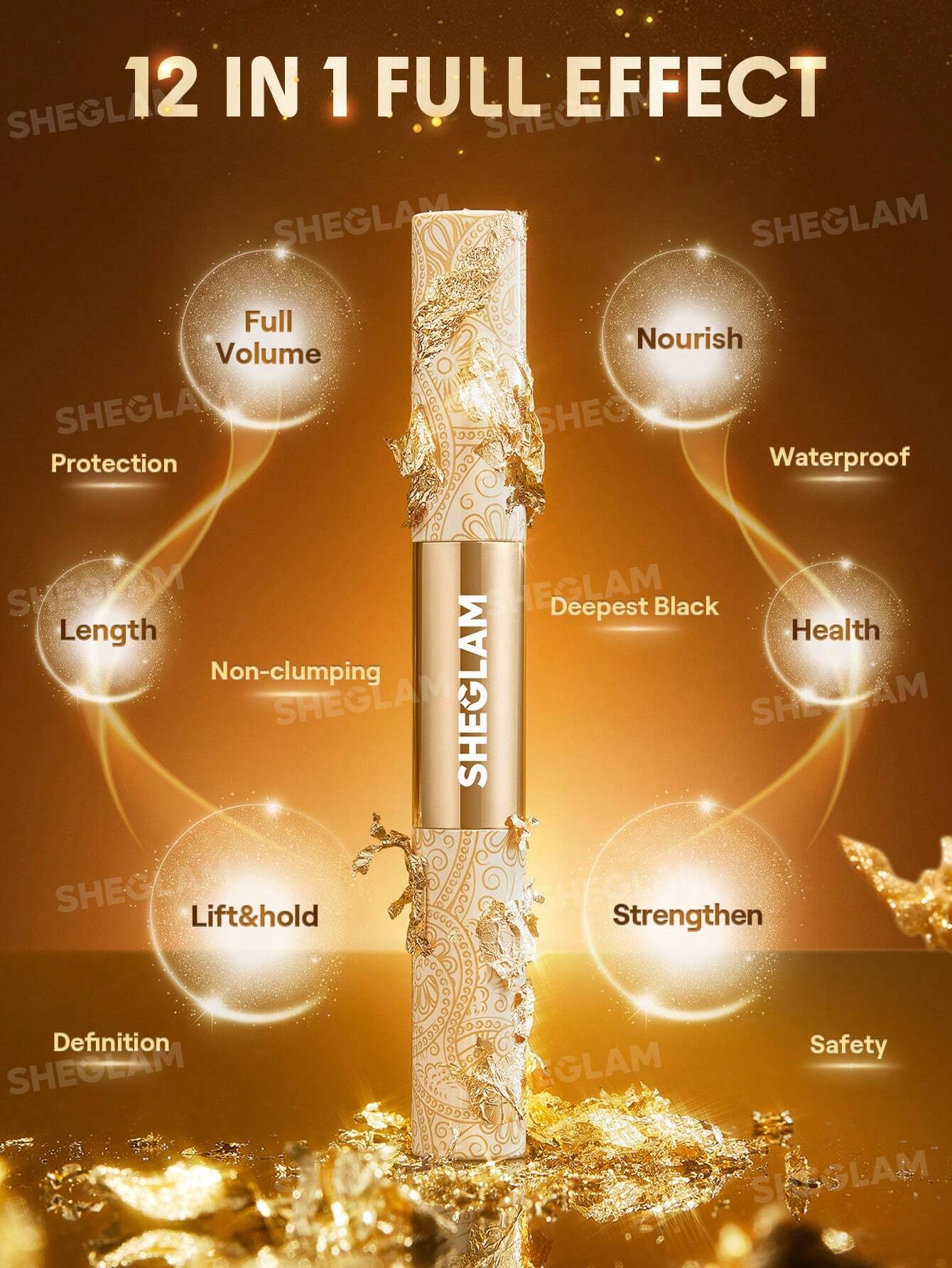 Sheglam All-In-One 24k Multi-Effect Mascara - Image 2