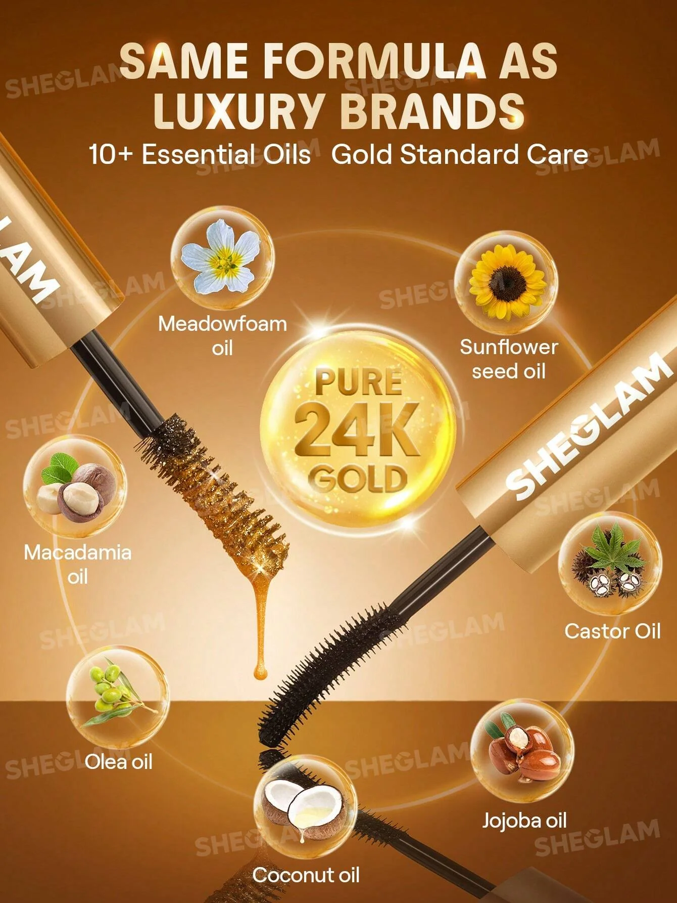 Sheglam All-In-One 24k Multi-Effect Mascara - Image 3