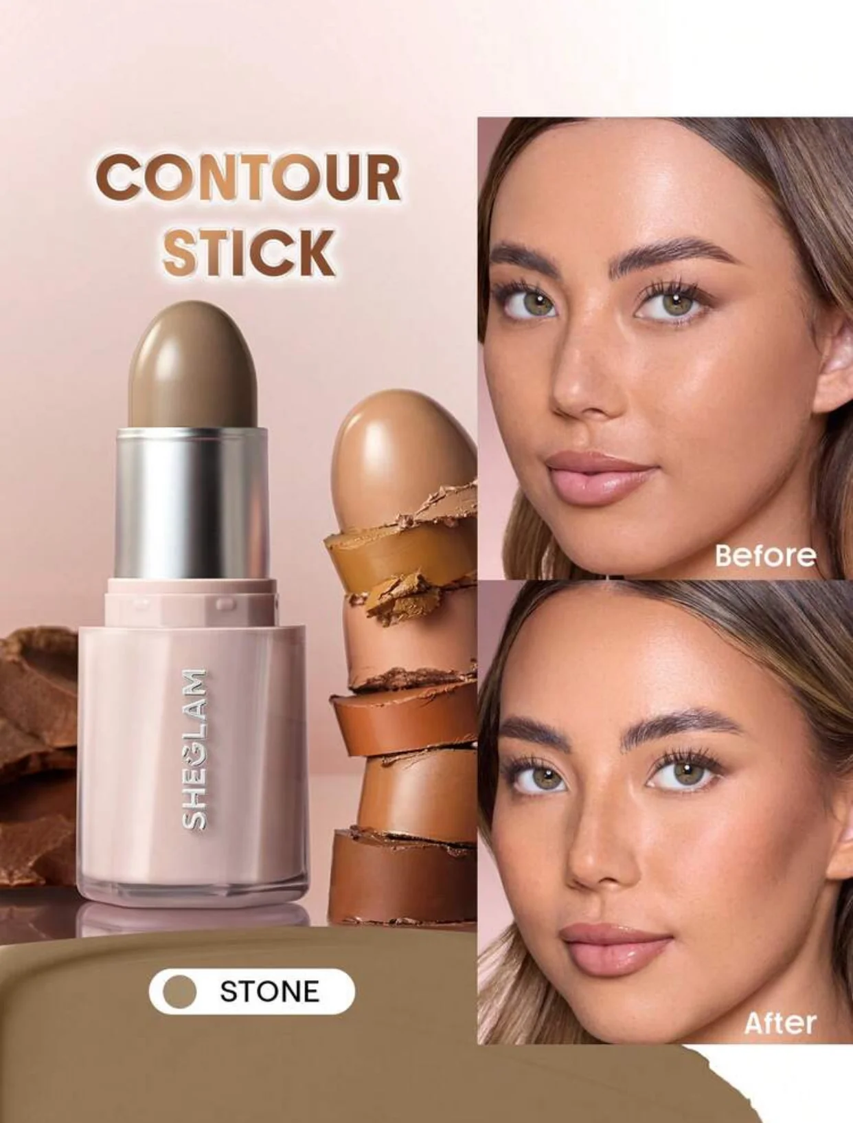 SHEGLAM Buttery Buff Contour & Bronzer Stick - Image 4