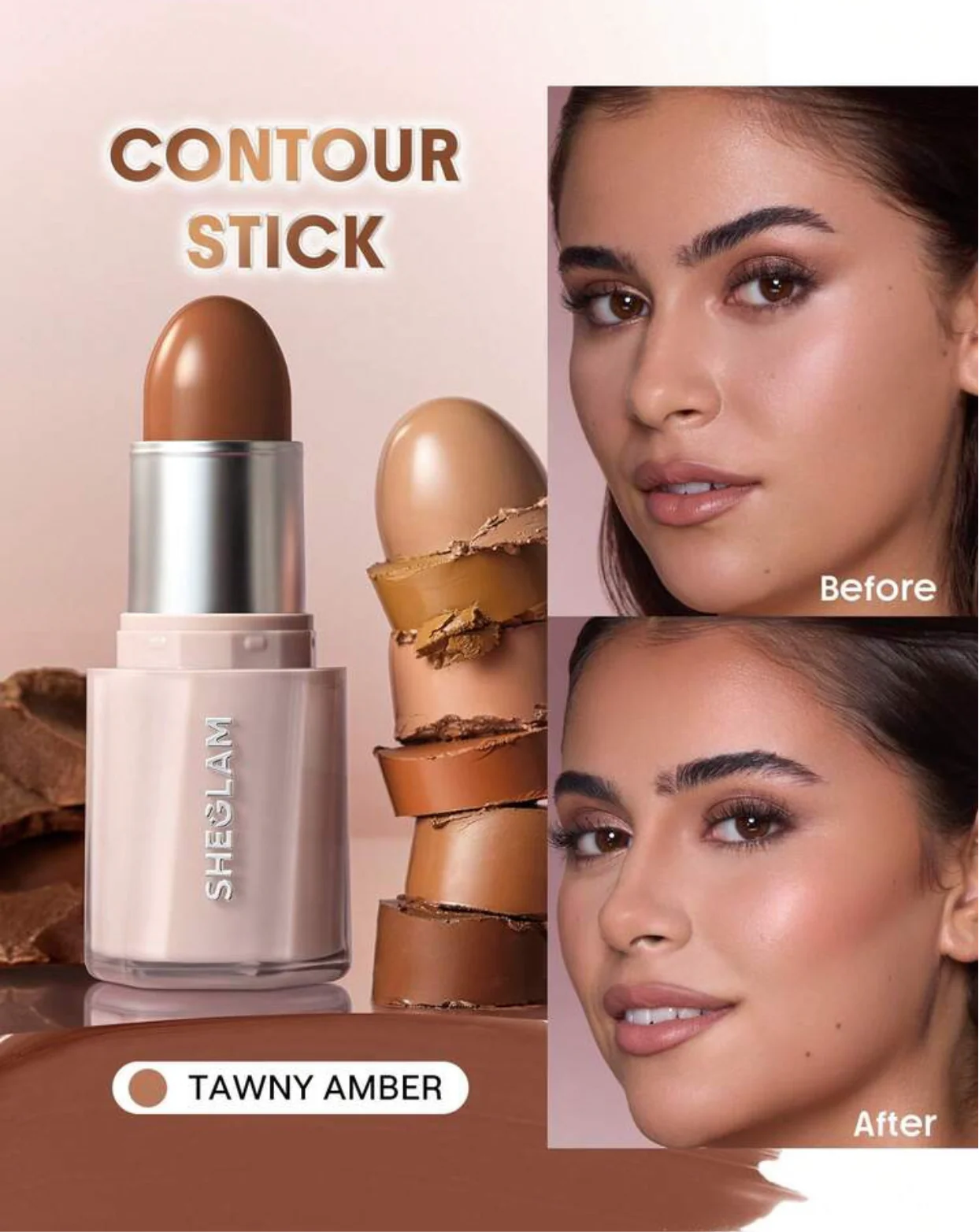SHEGLAM Buttery Buff Contour & Bronzer Stick - Image 8