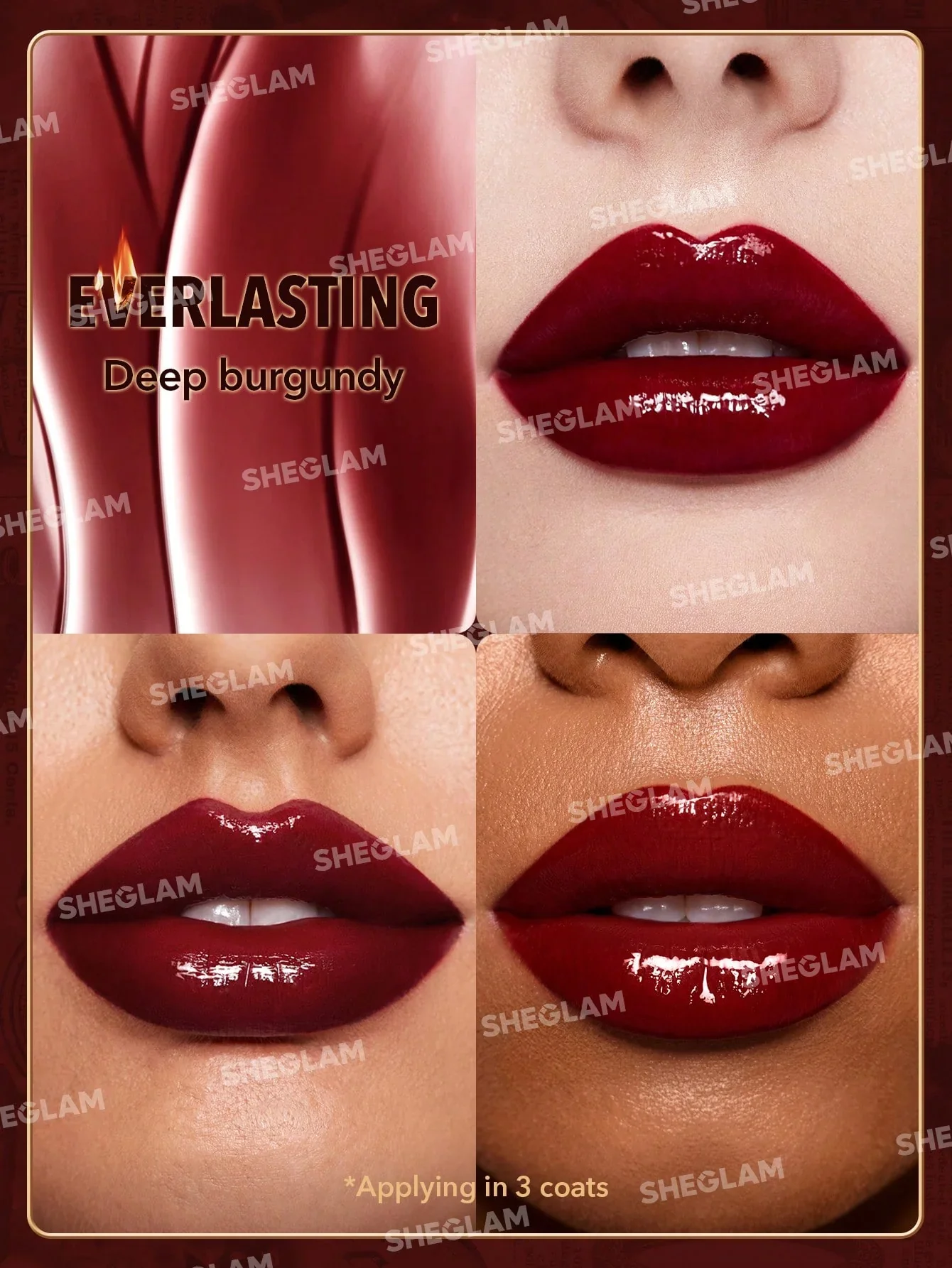 Sheglam Ember Rose Immortal Love Nourishing Lip Gloss - Image 3