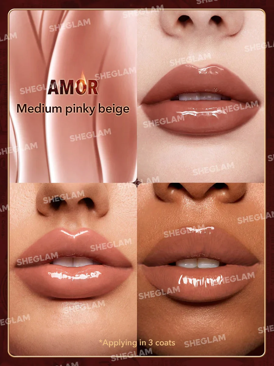 Sheglam Ember Rose Immortal Love Nourishing Lip Gloss - Image 5