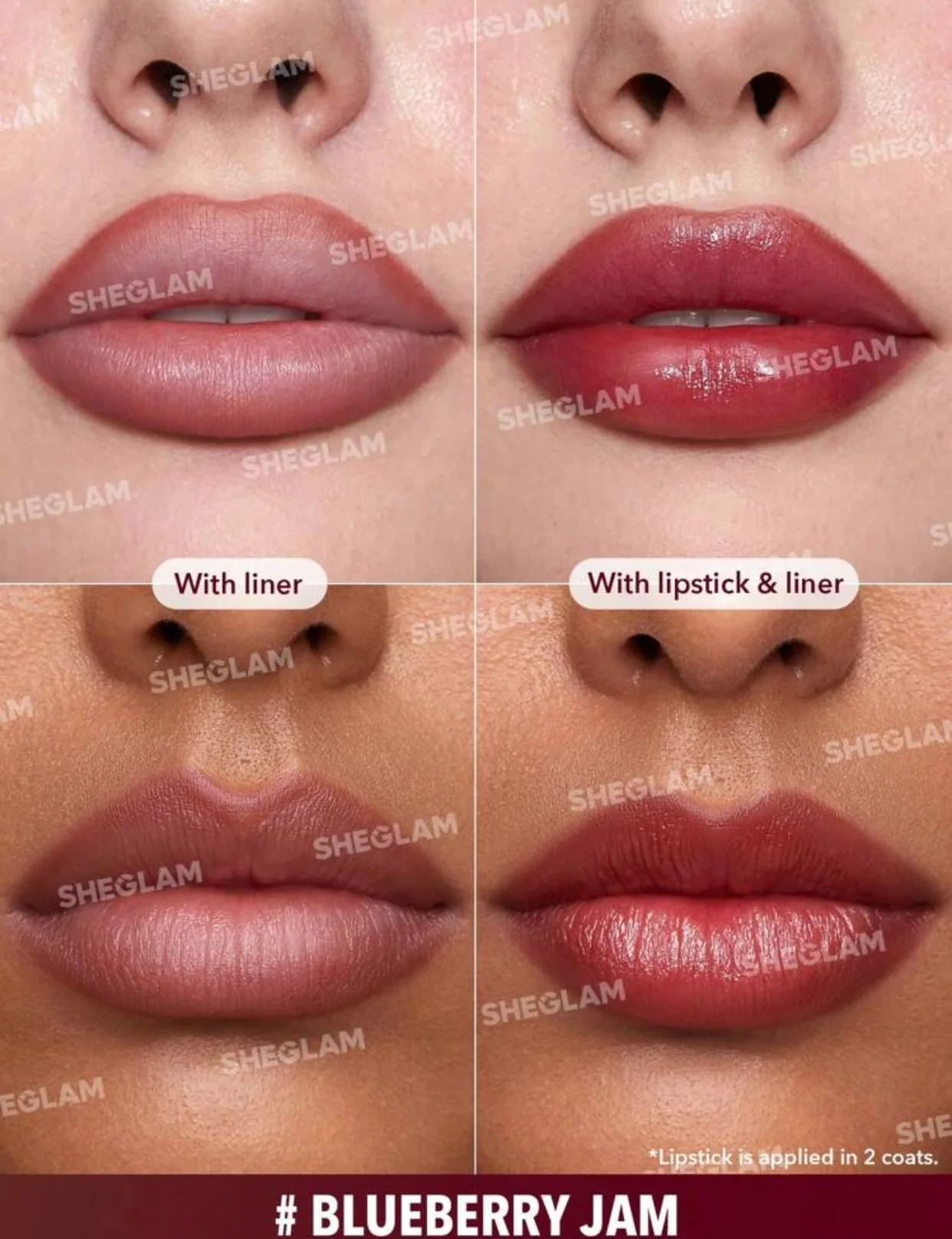 Sheglam Glam 101 Sheer Tinted Lipstick&Liner Duo - Image 3
