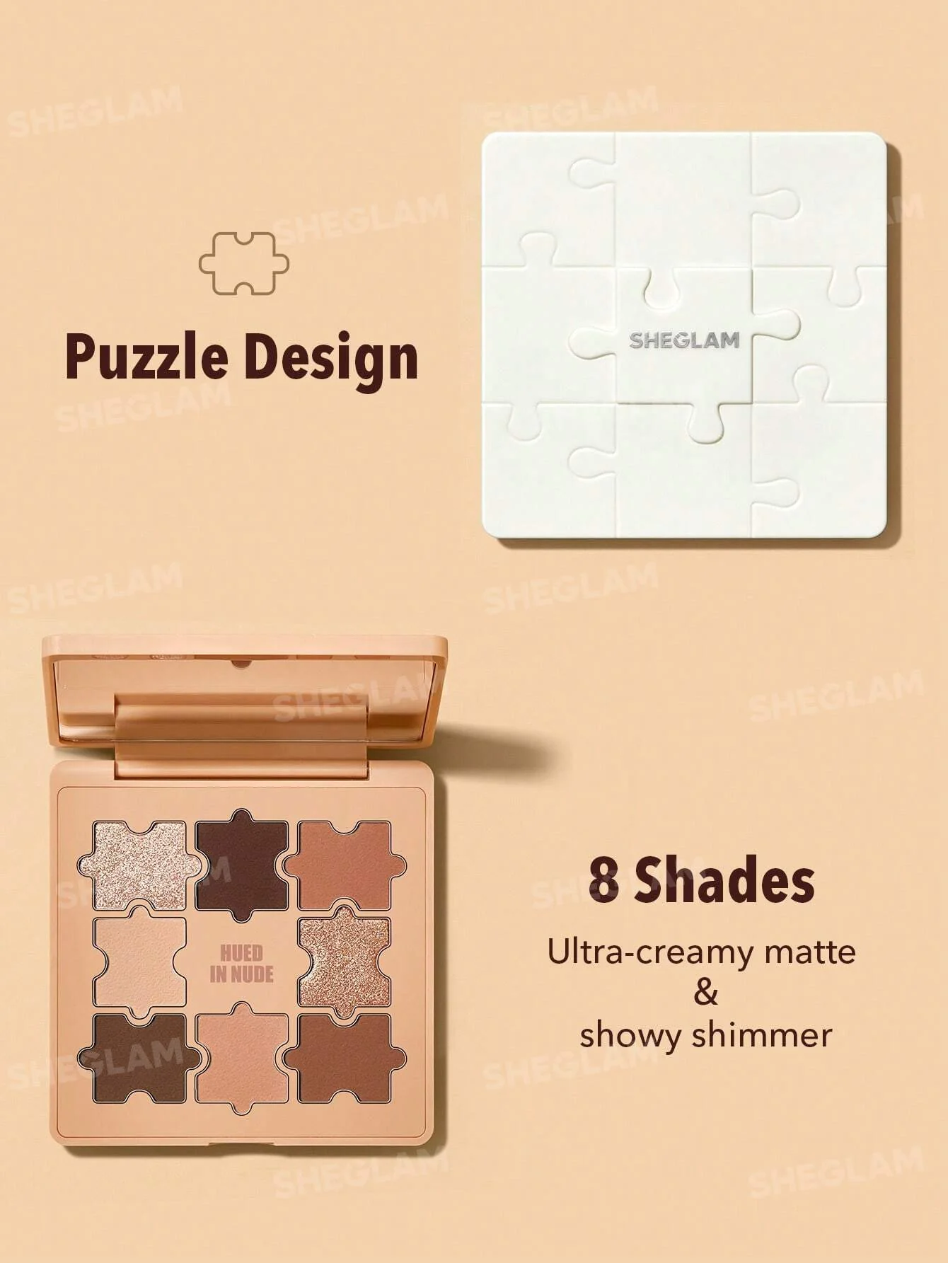 Sheglam Jazy Jigsaw Eyeshadow Palette - Image 4