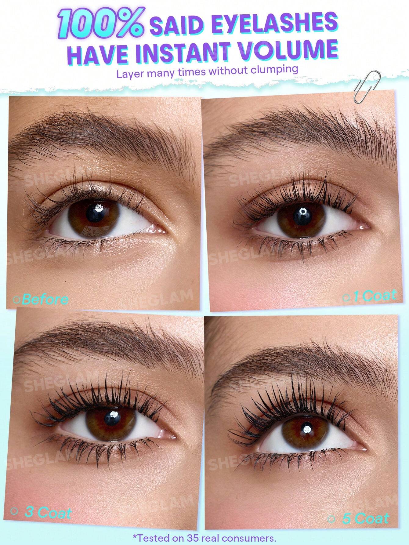 Sheglam Lashlighter Mega Boost Mascara Black - Image 2