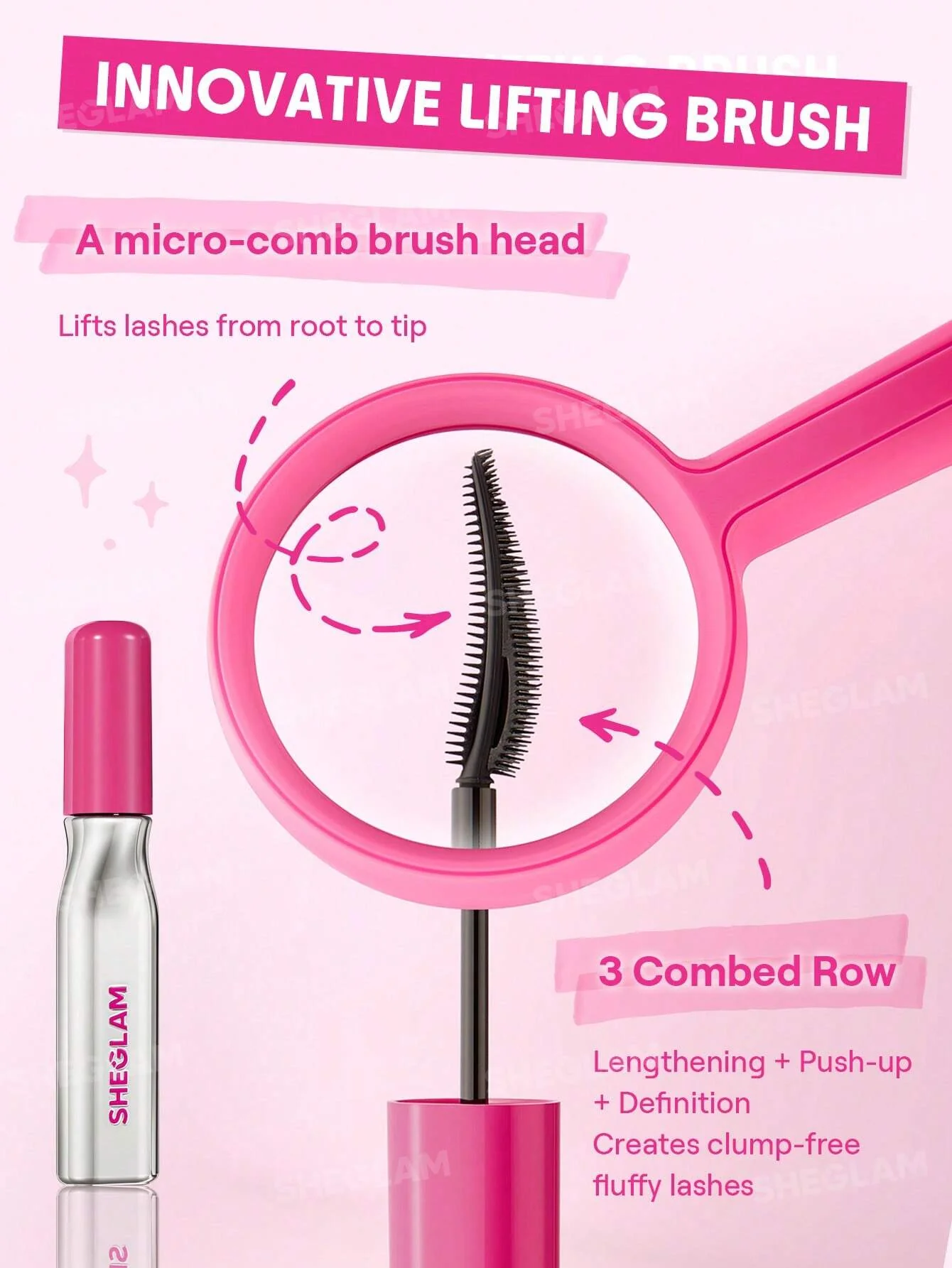 Sheglam Lashlighter Up & Out Mascara Black - Image 3