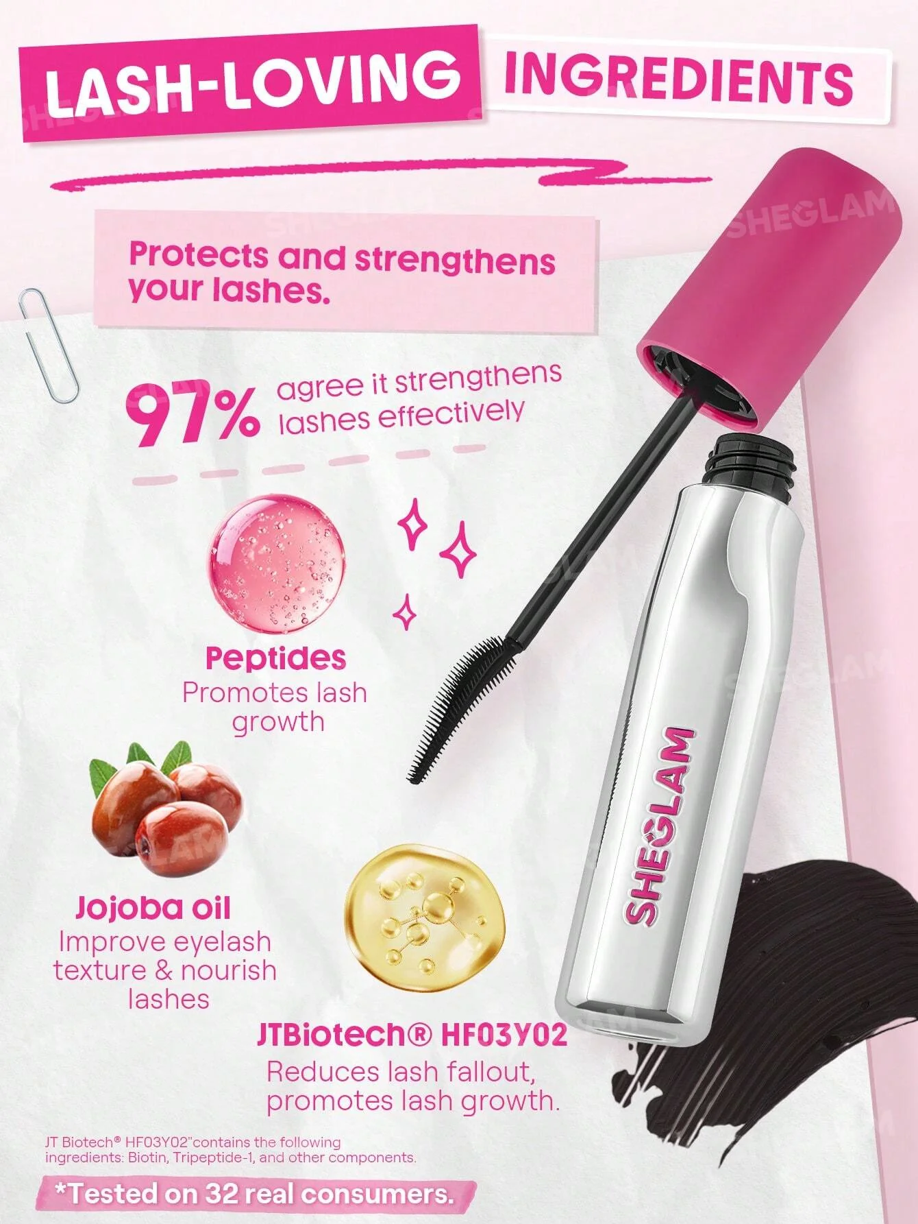 Sheglam Lashlighter Up & Out Mascara Black - Image 4