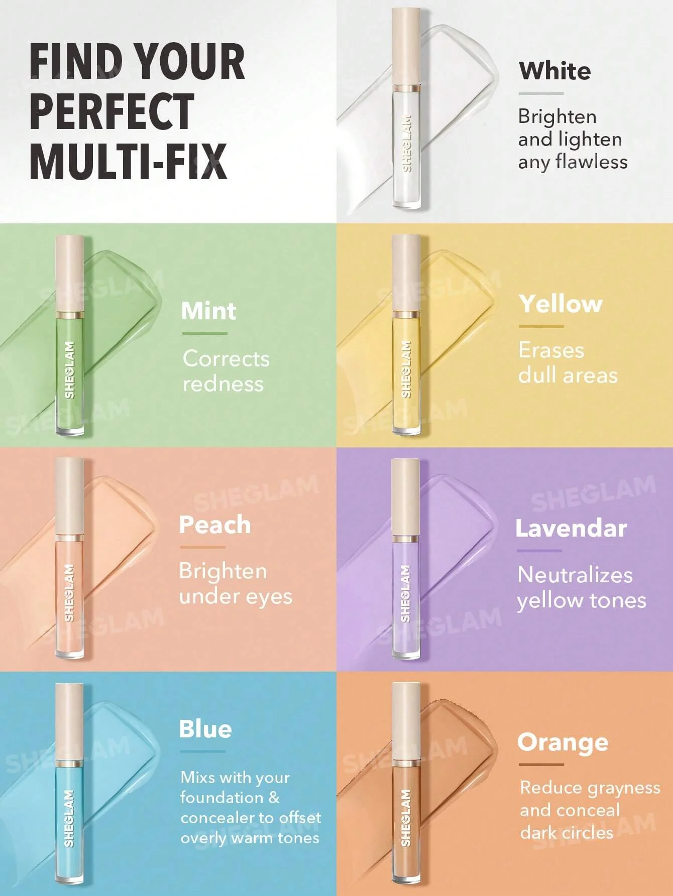 Sheglam Like Magic Color Correcting Concealer - Image 7