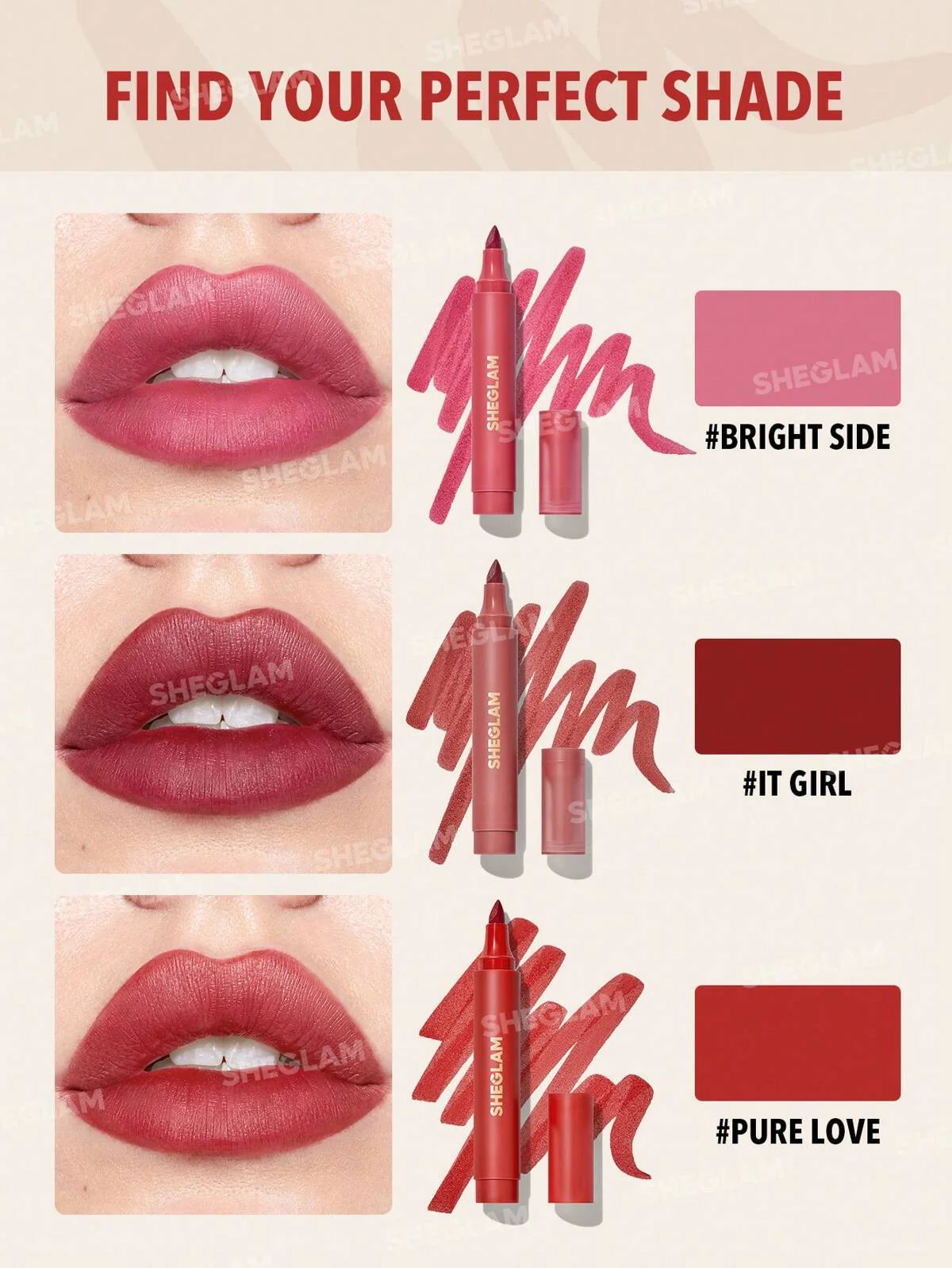 SHEGLAM Love Stained Lip Tint Marker - Image 6