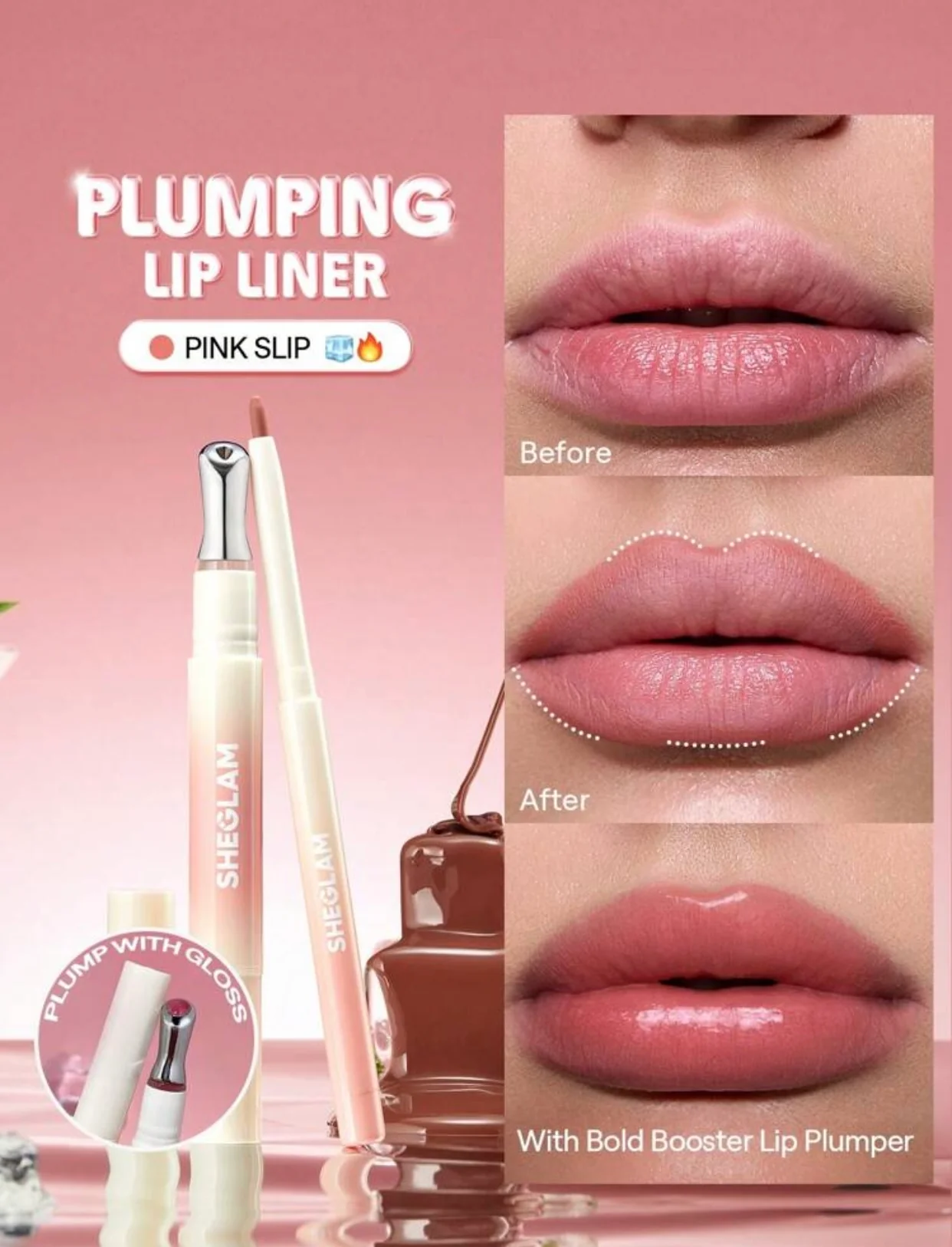 Sheglam Bold Booster Plumping Lipliner - Image 2
