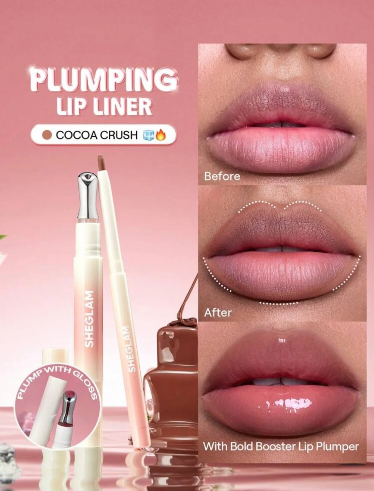Sheglam Bold Booster Plumping Lipliner - Image 4