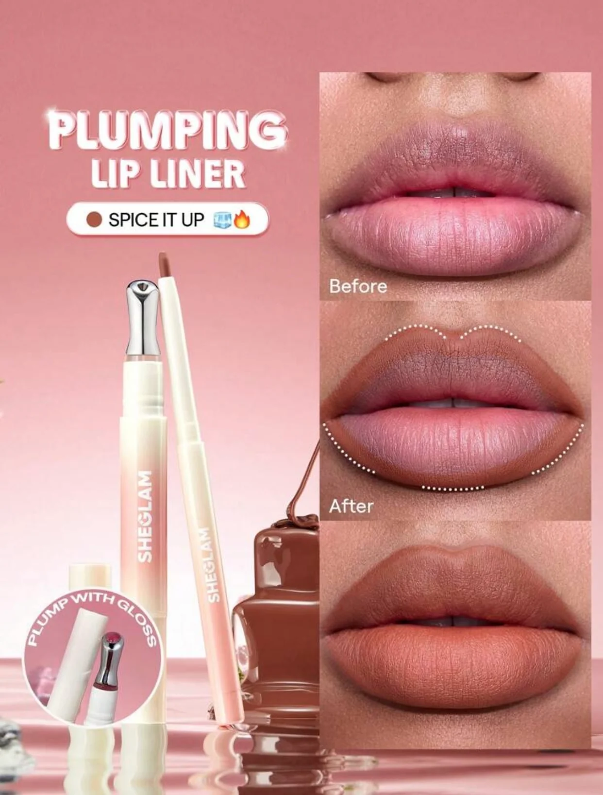 Sheglam Bold Booster Plumping Lipliner - Image 5