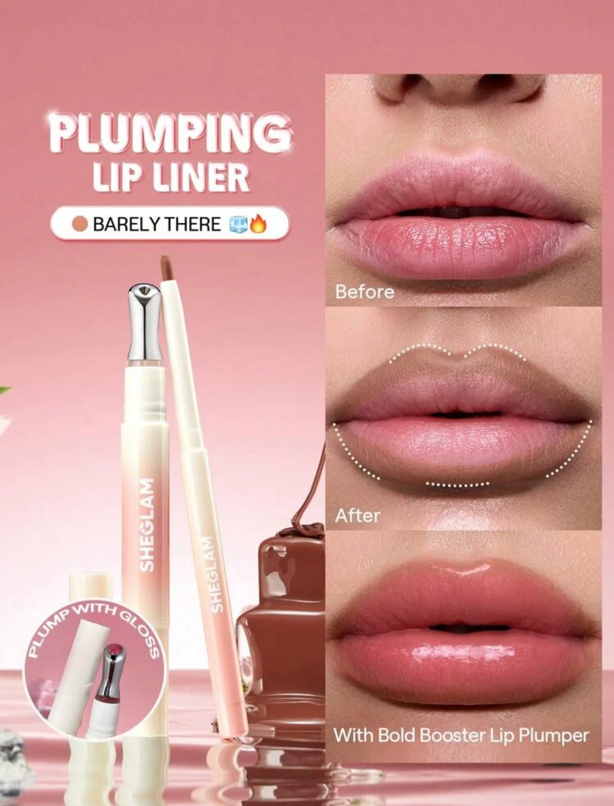 Sheglam Bold Booster Plumping Lipliner - Image 7