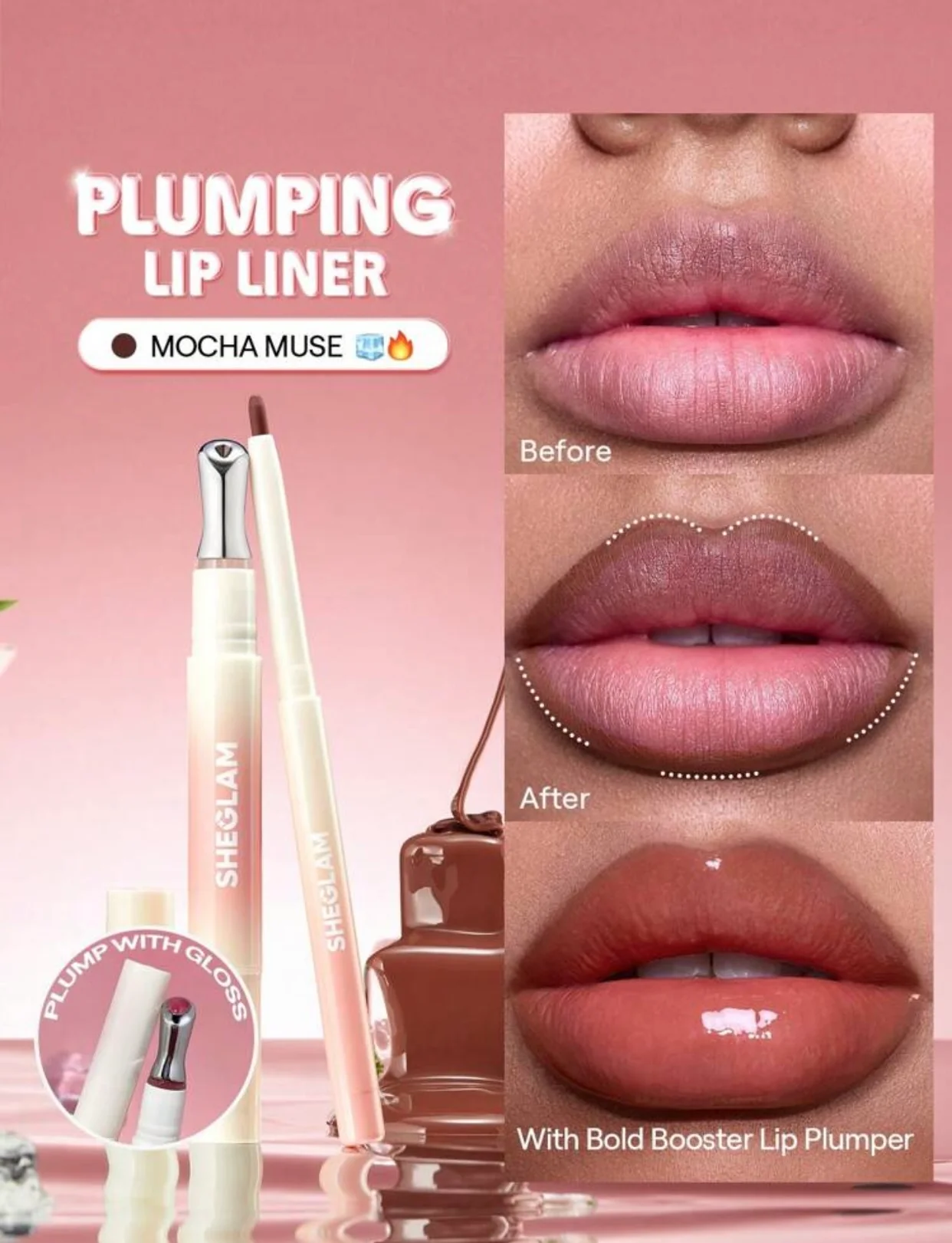 Sheglam Bold Booster Plumping Lipliner - Image 8
