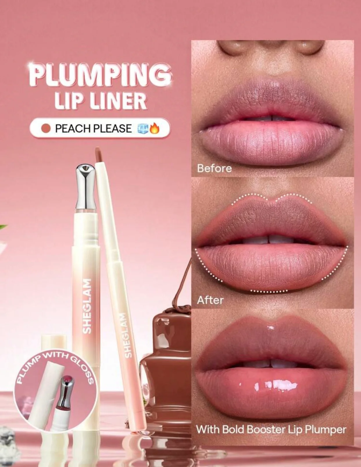 Sheglam Bold Booster Plumping Lipliner - Image 9