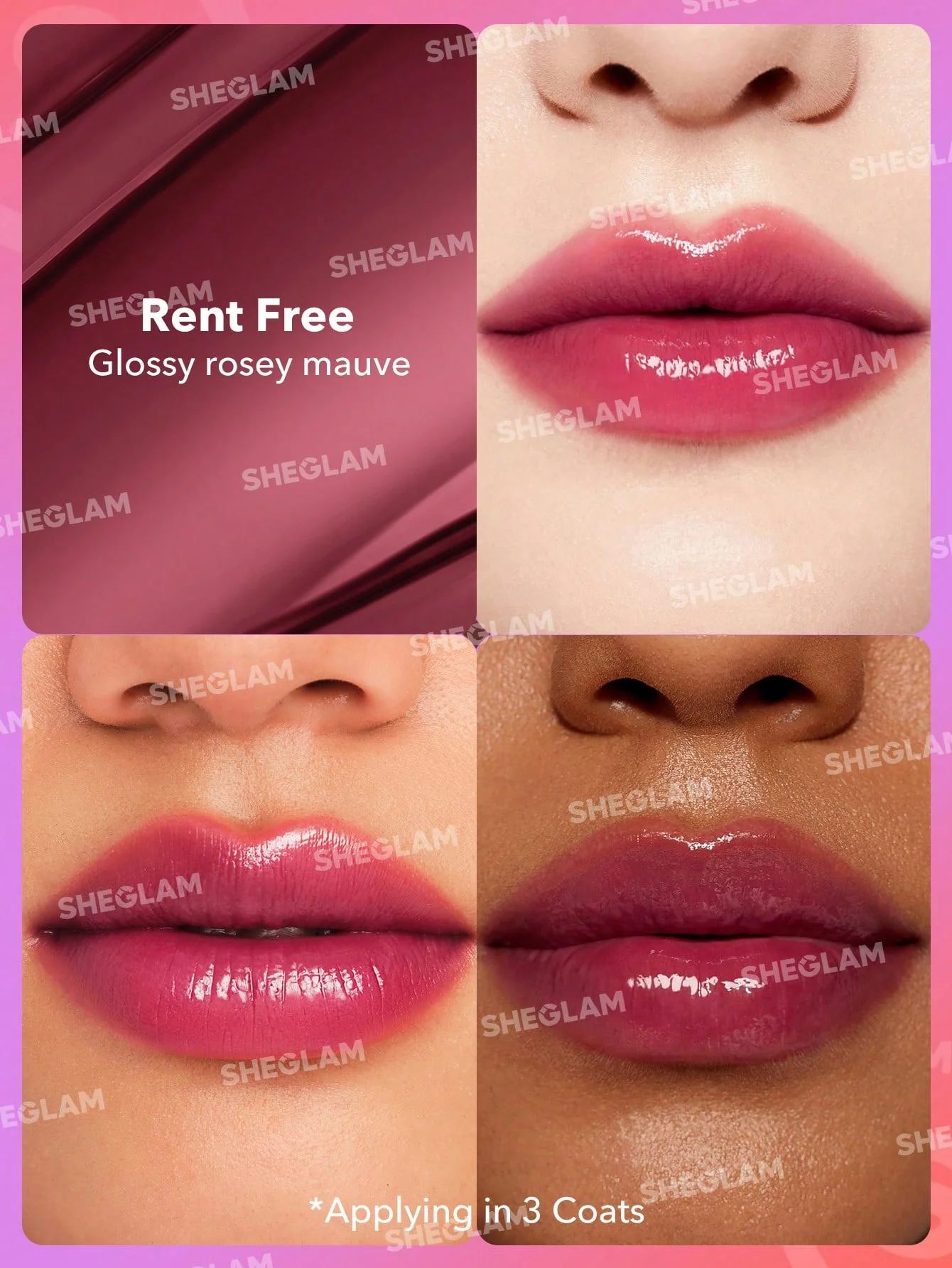 Sheglam MIRROR KISS HIGH-SHINE LIPSTICK - Image 7